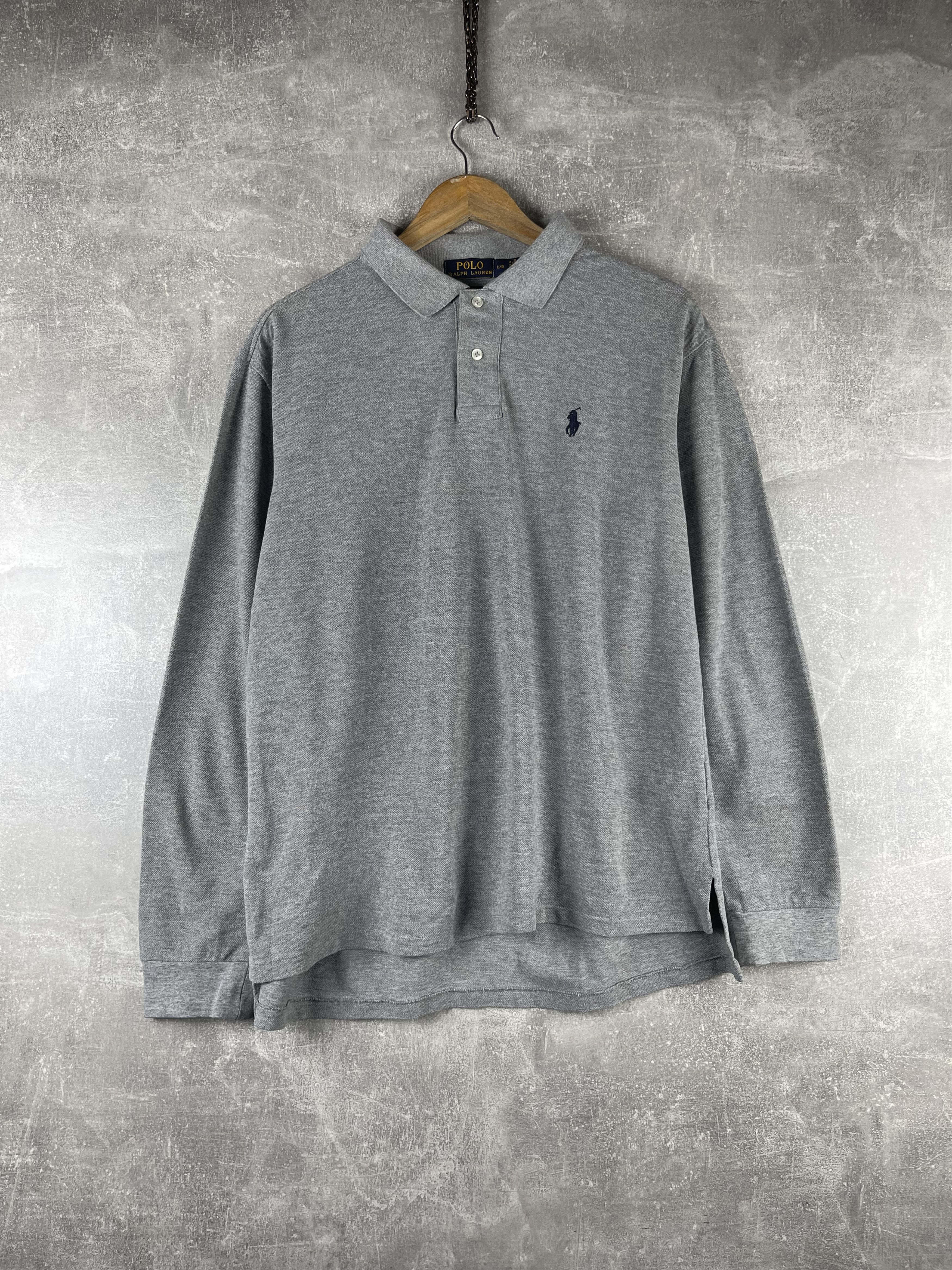 Polo Ralph Lauren Polo Ralph Lauren gray cotton button rugby longsleeve Size US M / EU 48-50 / 2 - 1 Thumbnail