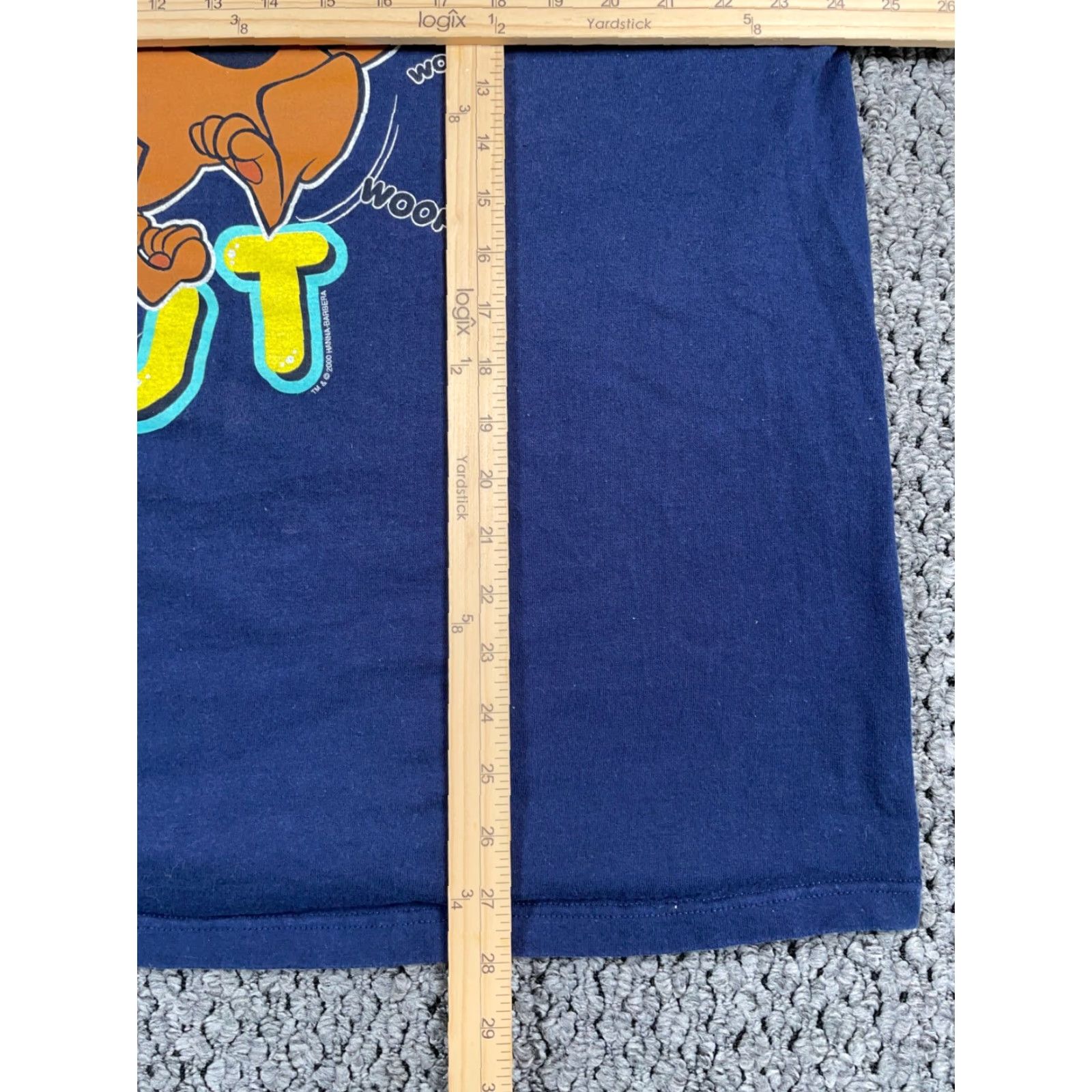 Vintage VINTAGE Scooby-Doo T-Shirt Dark Blue 2XL Men Short Sleeve Crew Neck Cartoon Retro 2000s Mens Shirt Size US XXL / EU 58 / 5 - 7 Thumbnail