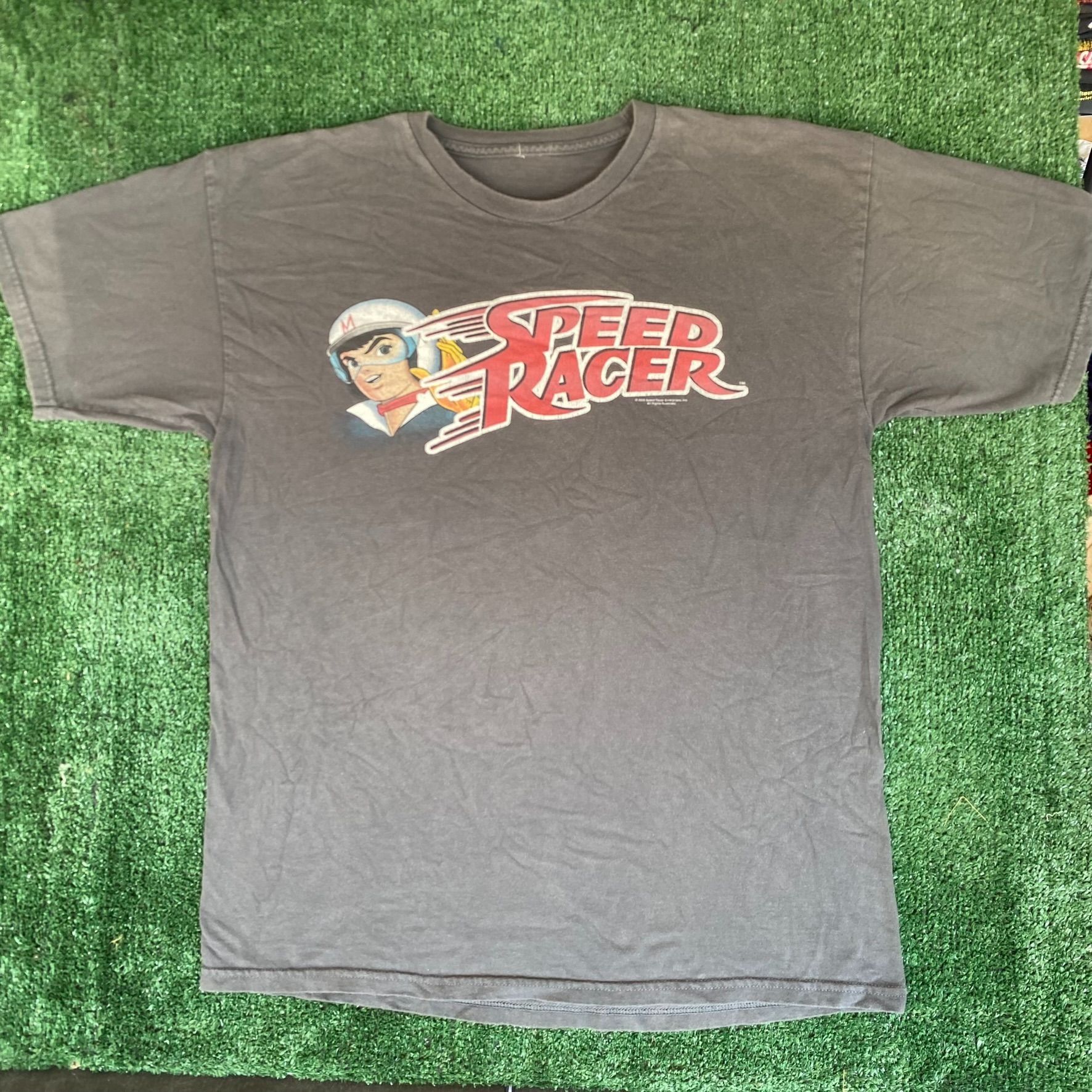 Japanese Brand Vintage Y2K Speed Racer Shirt Rare Cartoon Racing Logo Tee Size US L / EU 52-54 / 3 - 1 Thumbnail