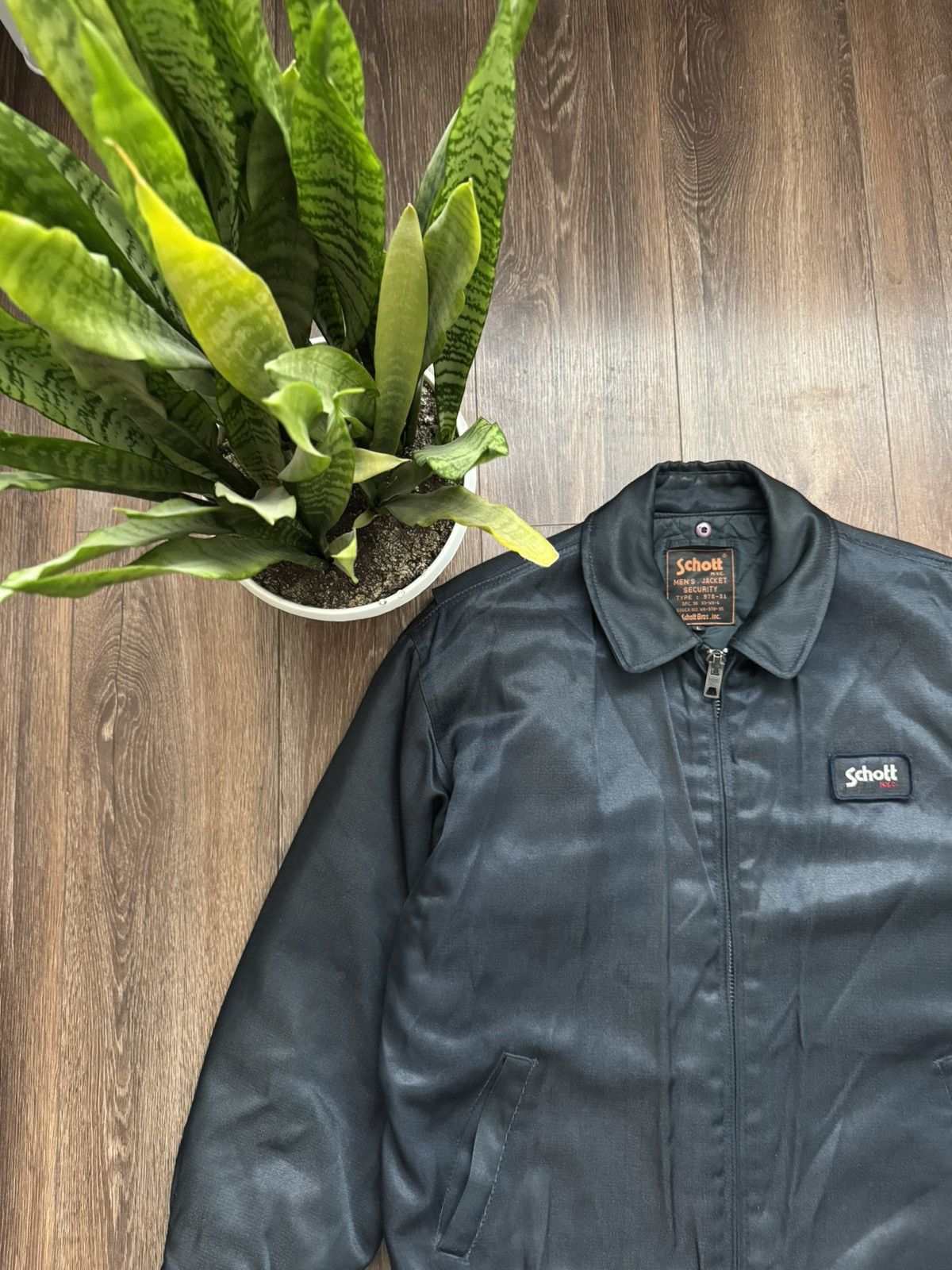 Schott Schott Vintage men’s made in USA Security bomber jacket Size US L / EU 52-54 / 3 - 2 Thumbnail