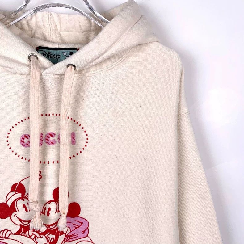 Gucci Gucci Disney co-branded logo Mickey printed beige hooded co Size US S / EU 44-46 / 1 - 3 Thumbnail