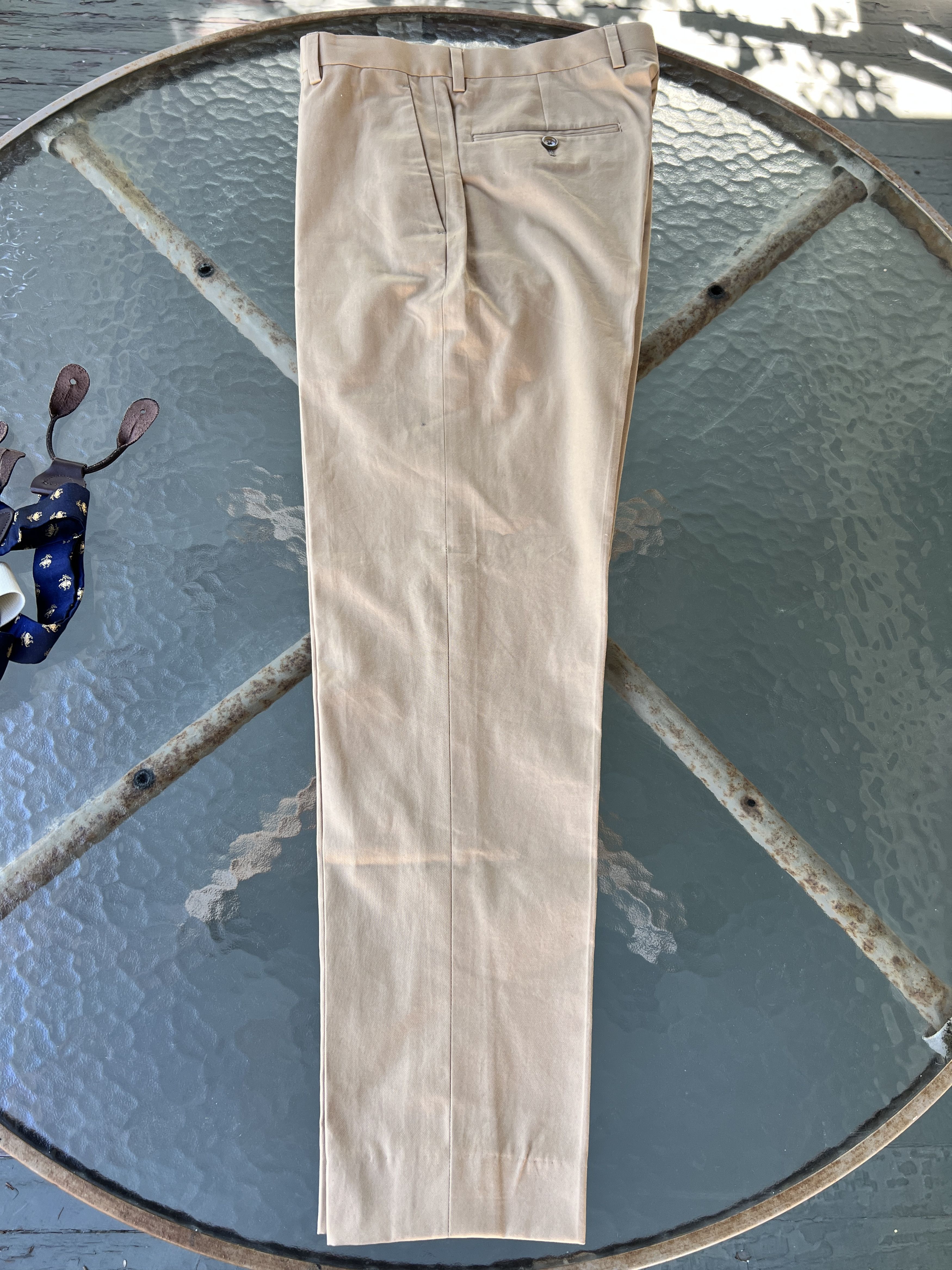 J.Crew J.Crew Men’s White Dress Pants – Classic Tailored Style Size 38S - 1 Thumbnail
