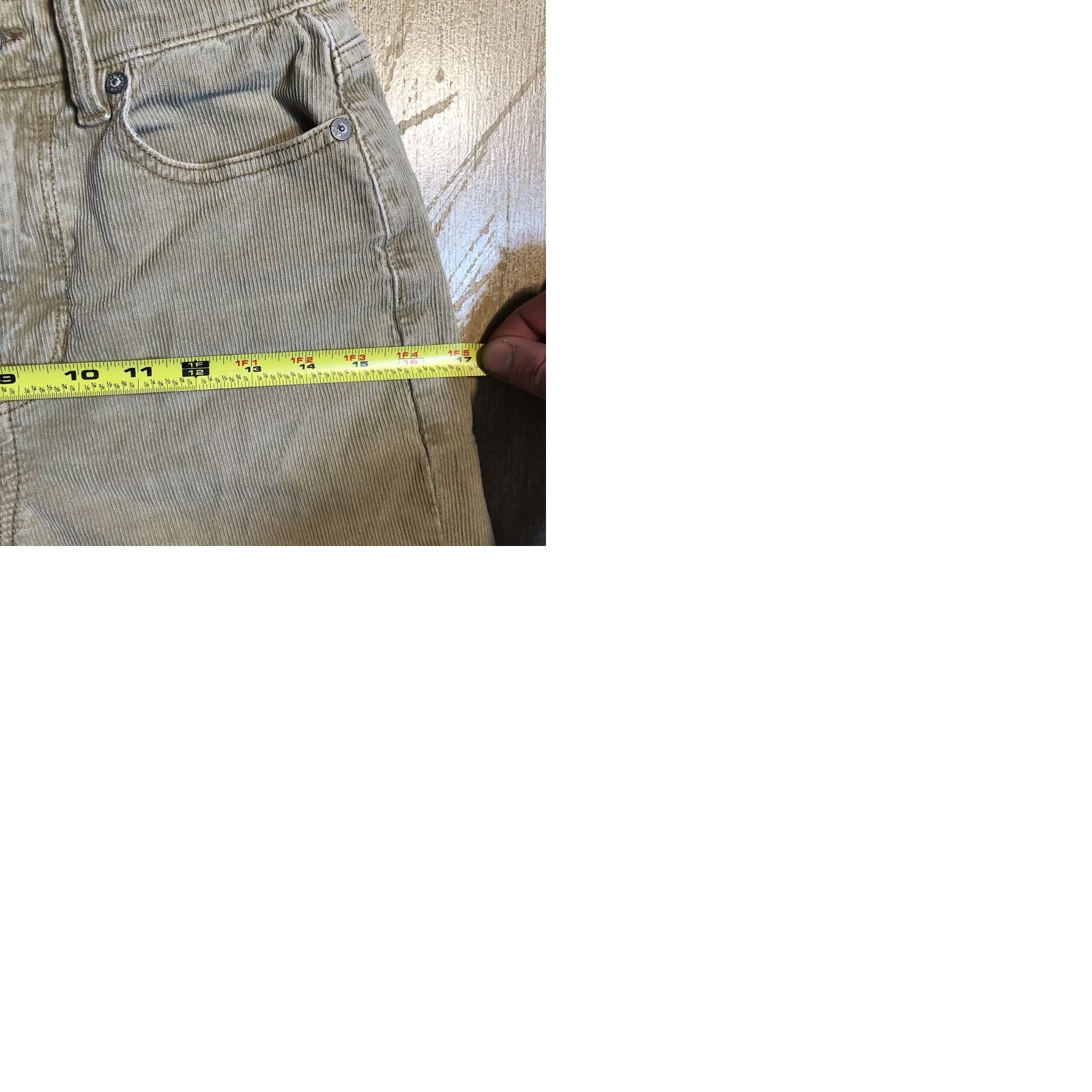 American Eagle Outfitters VINTAGE American Eagle Corduroy Pants Womens 00 Straight Jeans Tan 27.5 in Inseam 24 in Waist 00-27.5 5-Pocket Modern Retro Outdoor Womens Size 24" / US 00 / IT 34 - 9 Thumbnail