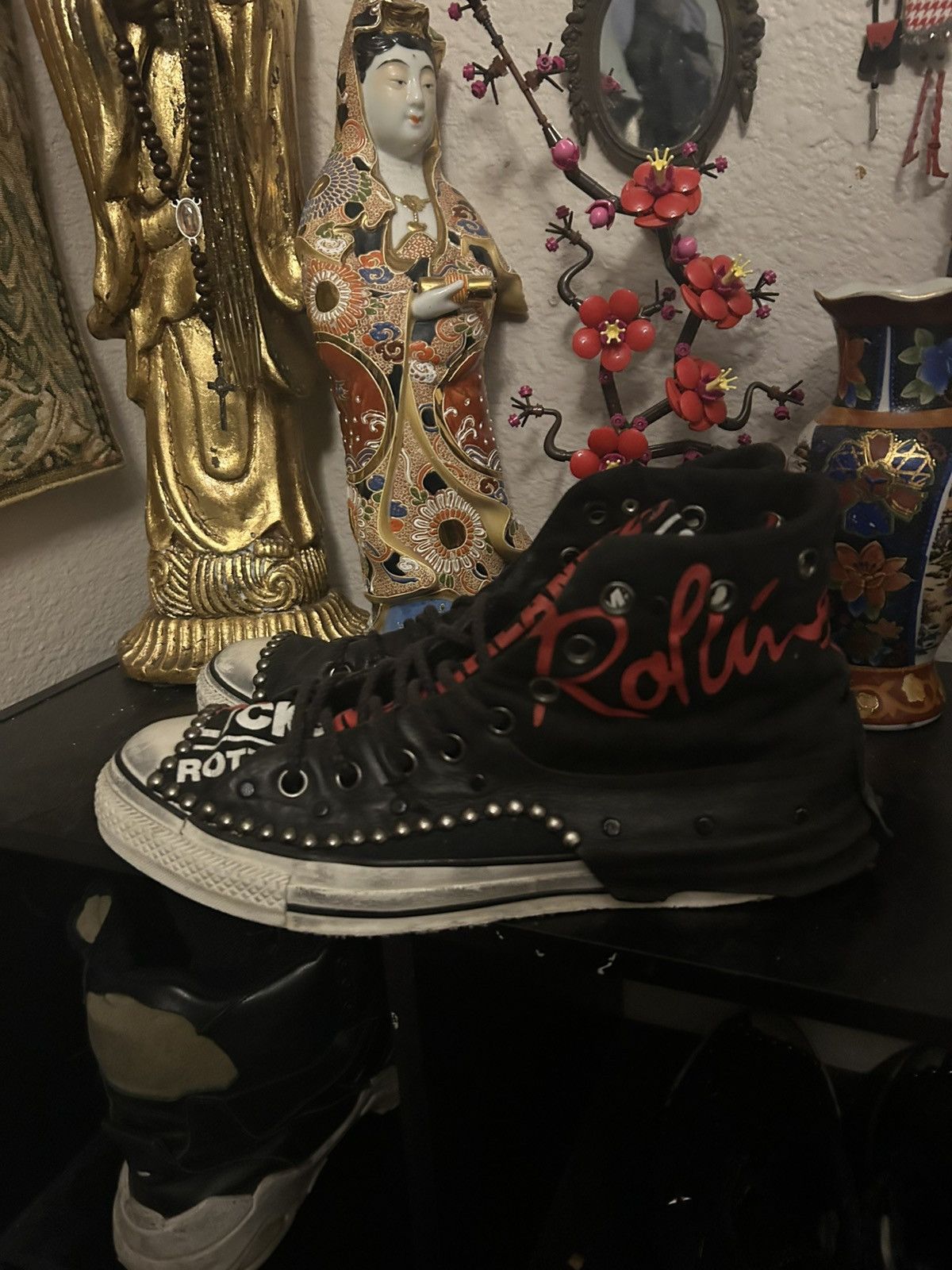 Japanese Brand Velvet jam rolling stones converse Size US 9 / EU 42 - 2 Thumbnail