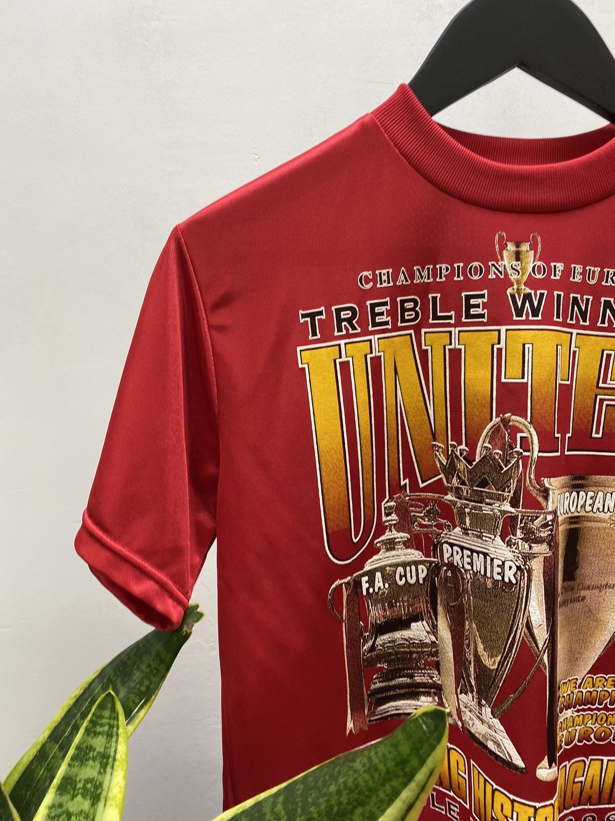 Vintage 1999 Manchester United Treble Winner T-Shirt Size US M / EU 48-50 / 2 - 13 Thumbnail