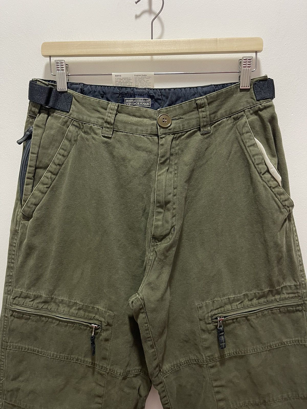 Japanese Brand JAPANESE DESIGN MULTIPOCKET BAGGY STYLE CARPENTER ZIPPER LEG Size US 31 - 4 Thumbnail