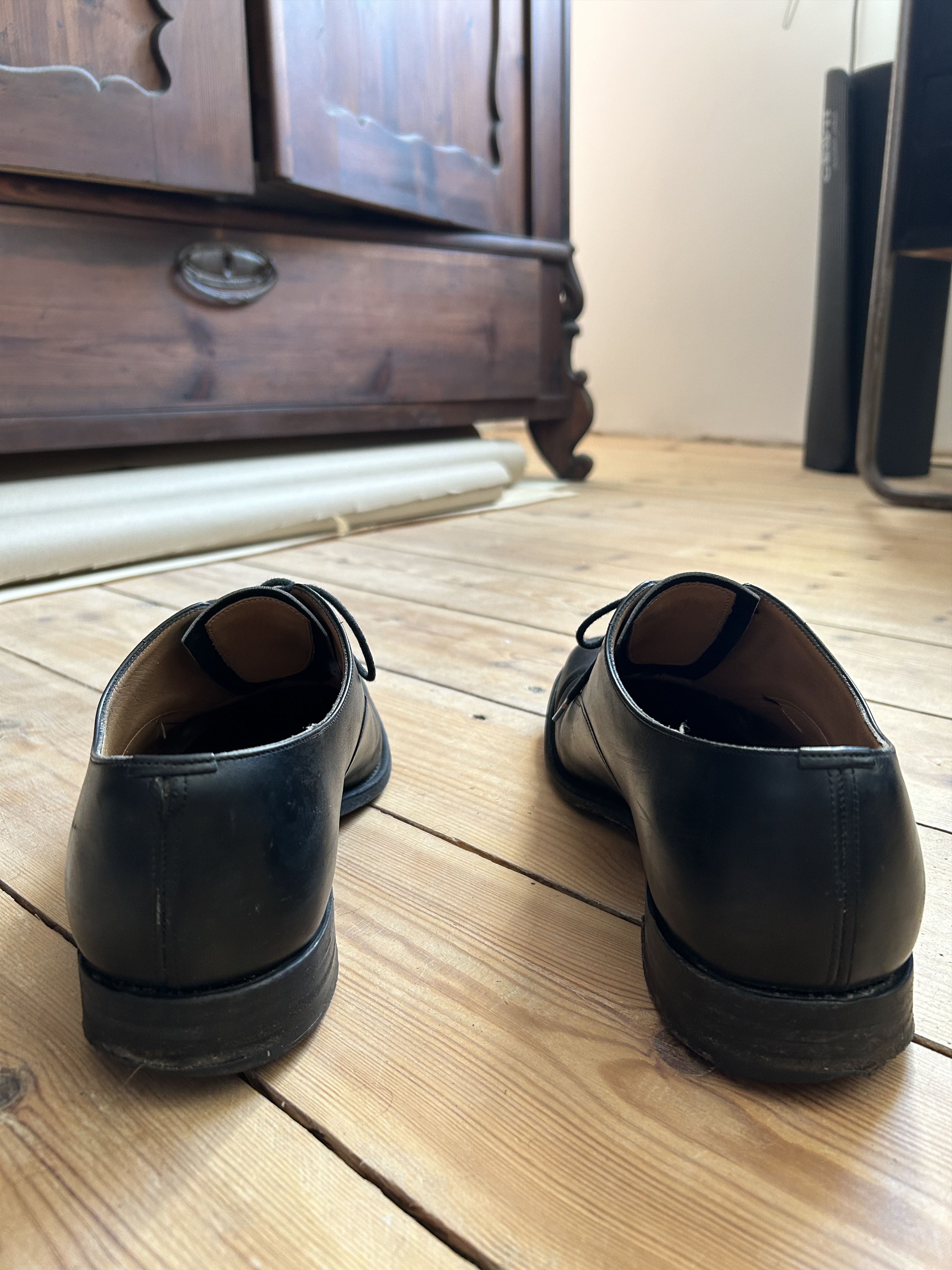 Church's Churchs Derby Cartmel Black Dress Shoes Size US 10.5 / EU 43-44 - 3 Thumbnail