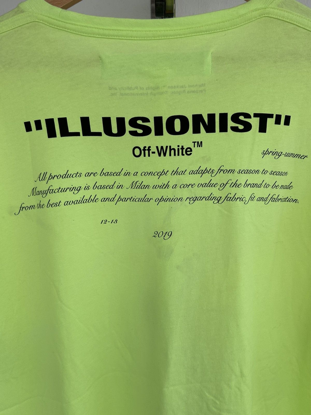 Off-White S/S19 Off-White Virgil Abloh Michael Jackson Oversized Tee Size US L / EU 52-54 / 3 - 12 Thumbnail
