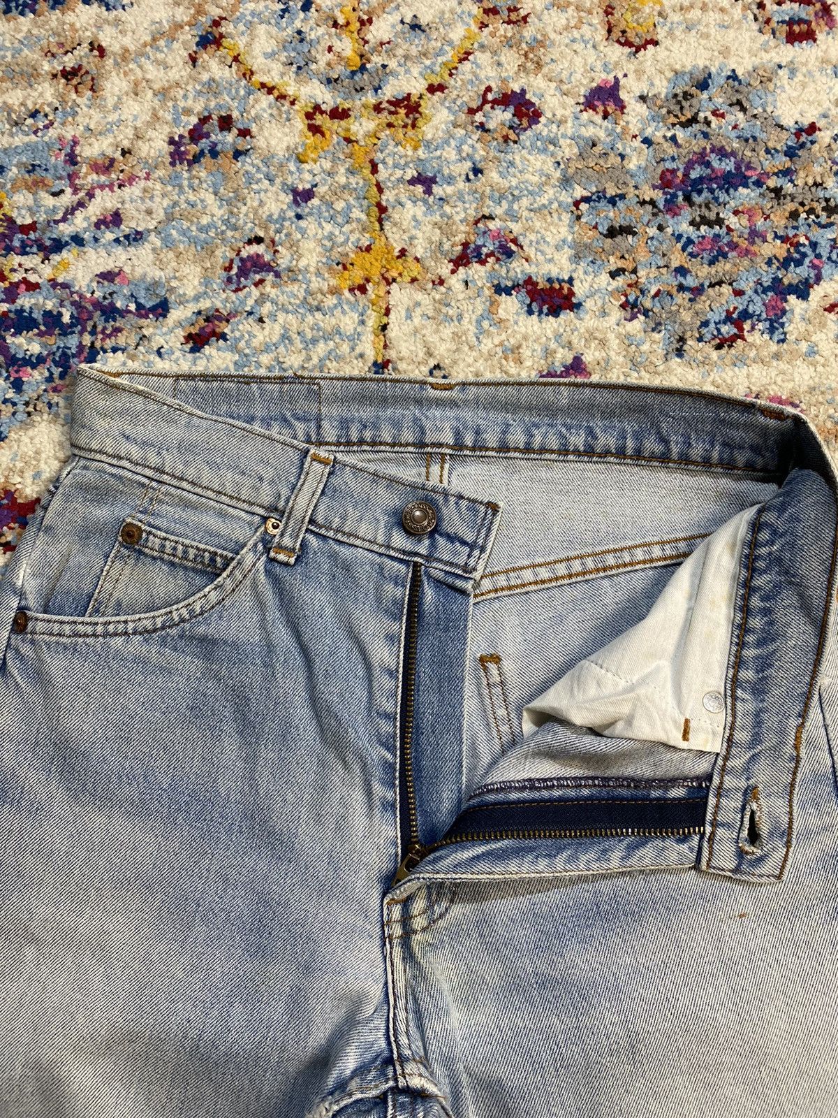 Levi's 80s Orange Tab Levi's non selvedge 347 Rindem Blue Jeans W32 Size US 32 / EU 48 - 12 Thumbnail