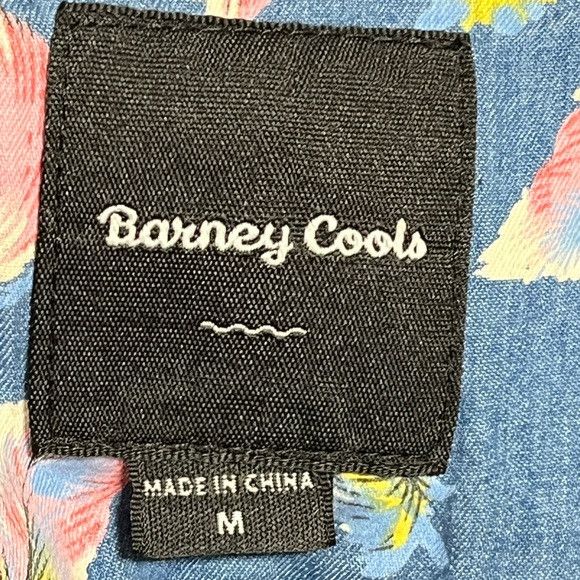 Barney Cools Barney Cools Feather Print Short Sleeve Shirt - Size M Size US M / EU 48-50 / 2 - 2 Thumbnail