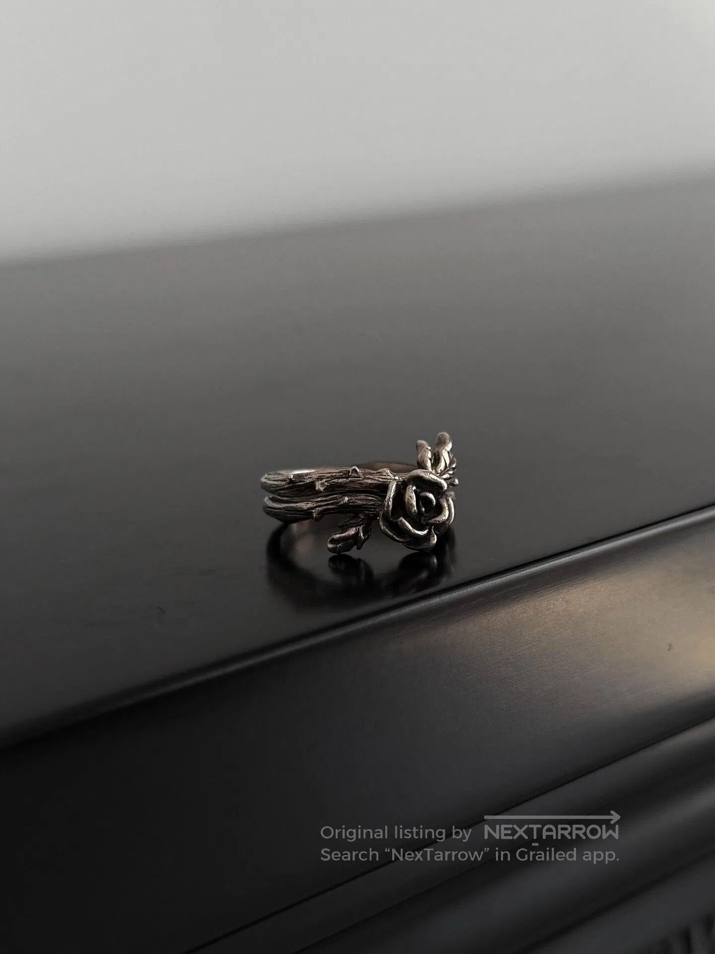 Jean Paul Gaultier Jean Paul Gaultier Thorn Rose Ring Set. Size ONE SIZE - 1 Thumbnail