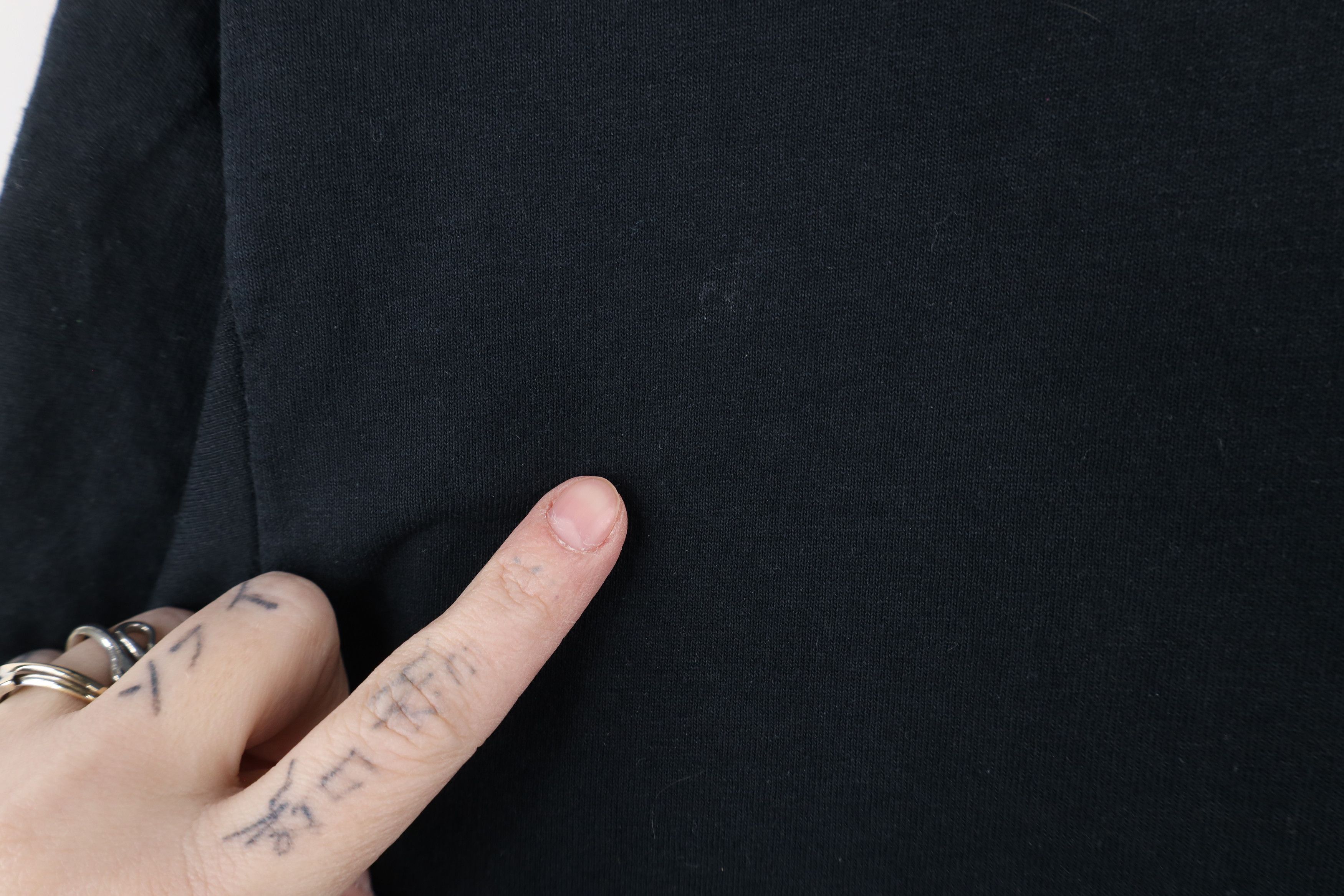 Vintage Vintage 90s Streetwear Blank Heavyweight T-Shirt Black Size US M / EU 48-50 / 2 - 4 Thumbnail
