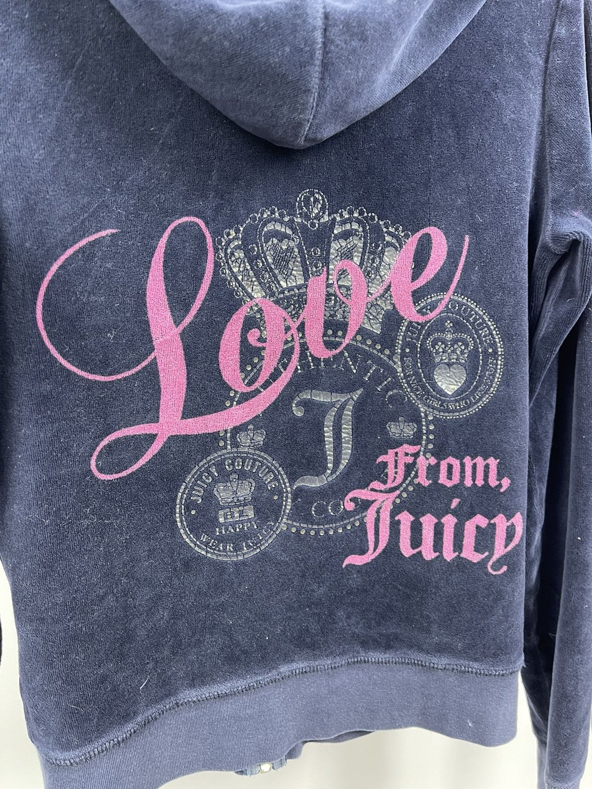 Juicy Couture Juicy Couture Full Zip Long Sleeve Hoodie Blue Size S Women Size S / US 4 / IT 40 - 8 Thumbnail