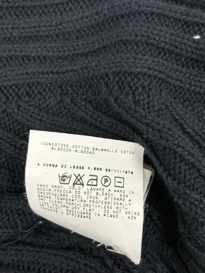 Dolce & Gabbana 2000s Dolce & Gabbana Black Wool Zip-Up Sweater Size US S / EU 44-46 / 1 - 10 Thumbnail