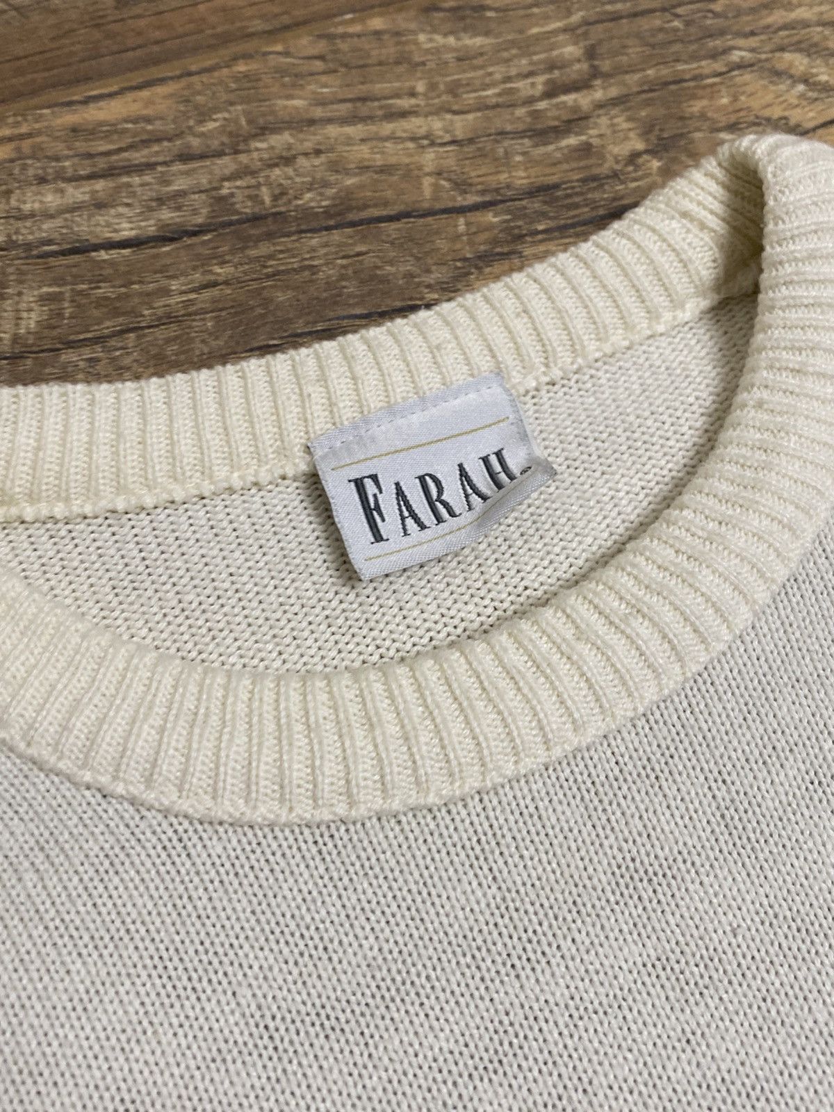 Vintage Rare Vintage Farah Golf Embroidery Grandpa Sweater Retro Size US L / EU 52-54 / 3 - 3 Thumbnail