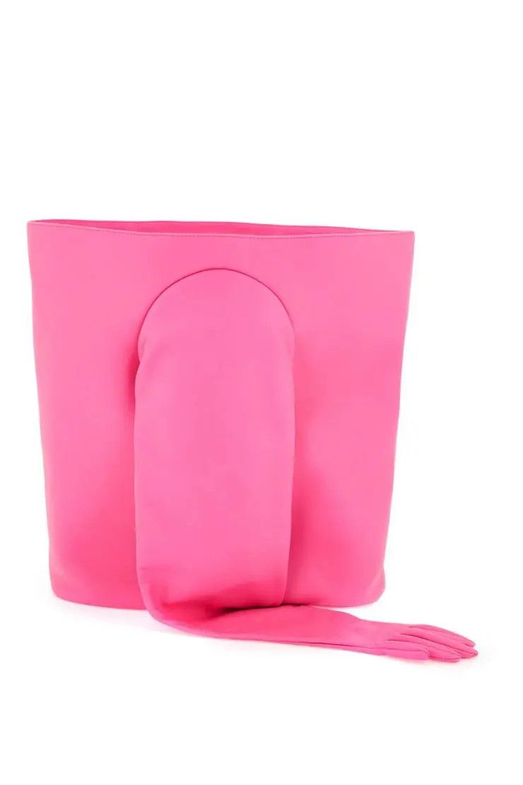 image of Balenciaga O1S22I1N0424 Size-Os Glove Tote Bag In Pink/fluo, Women's
