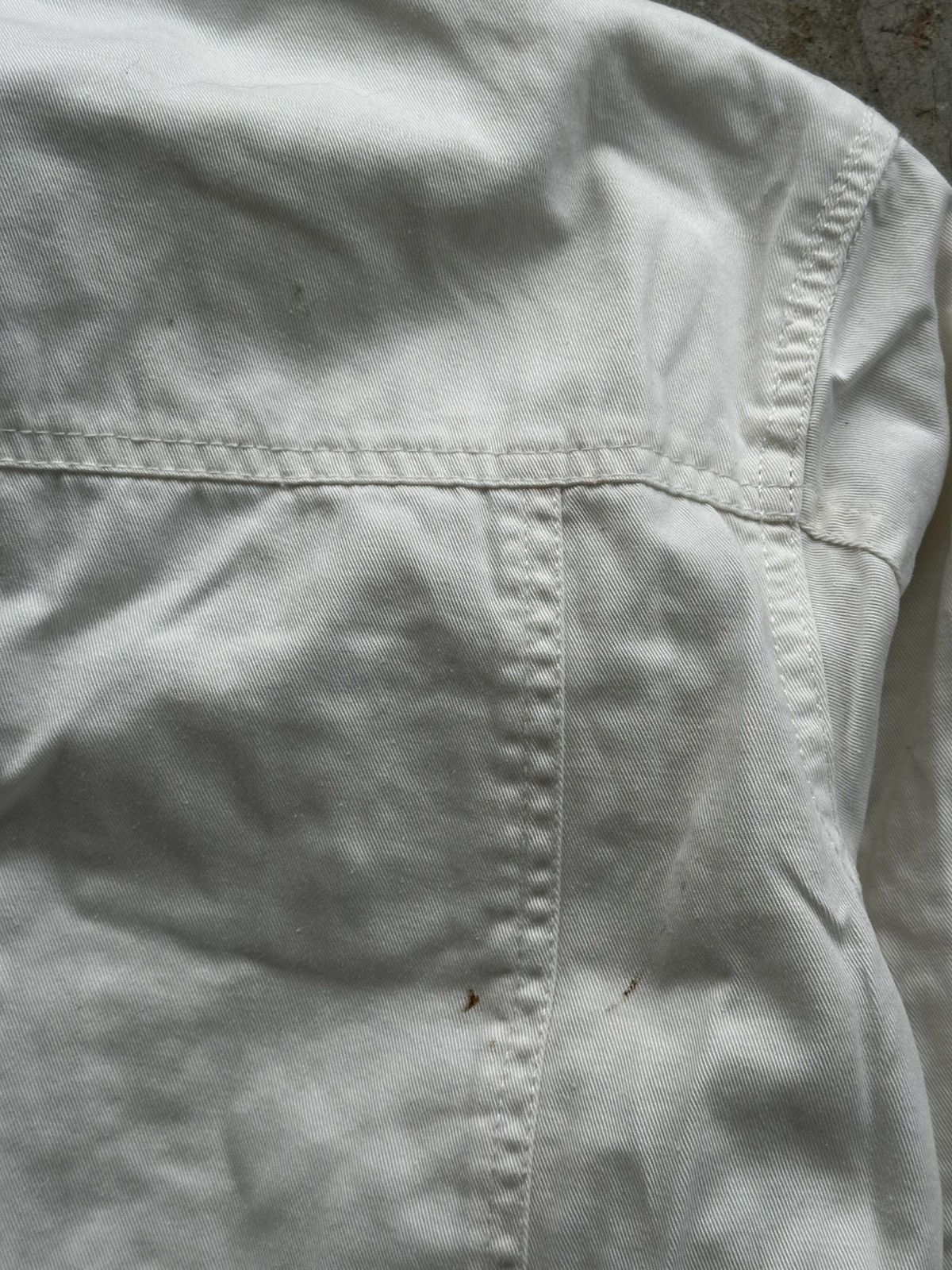 Japanese Brand Jackrose White Trucker Jacket y2k Size US M / EU 48-50 / 2 - 7 Thumbnail
