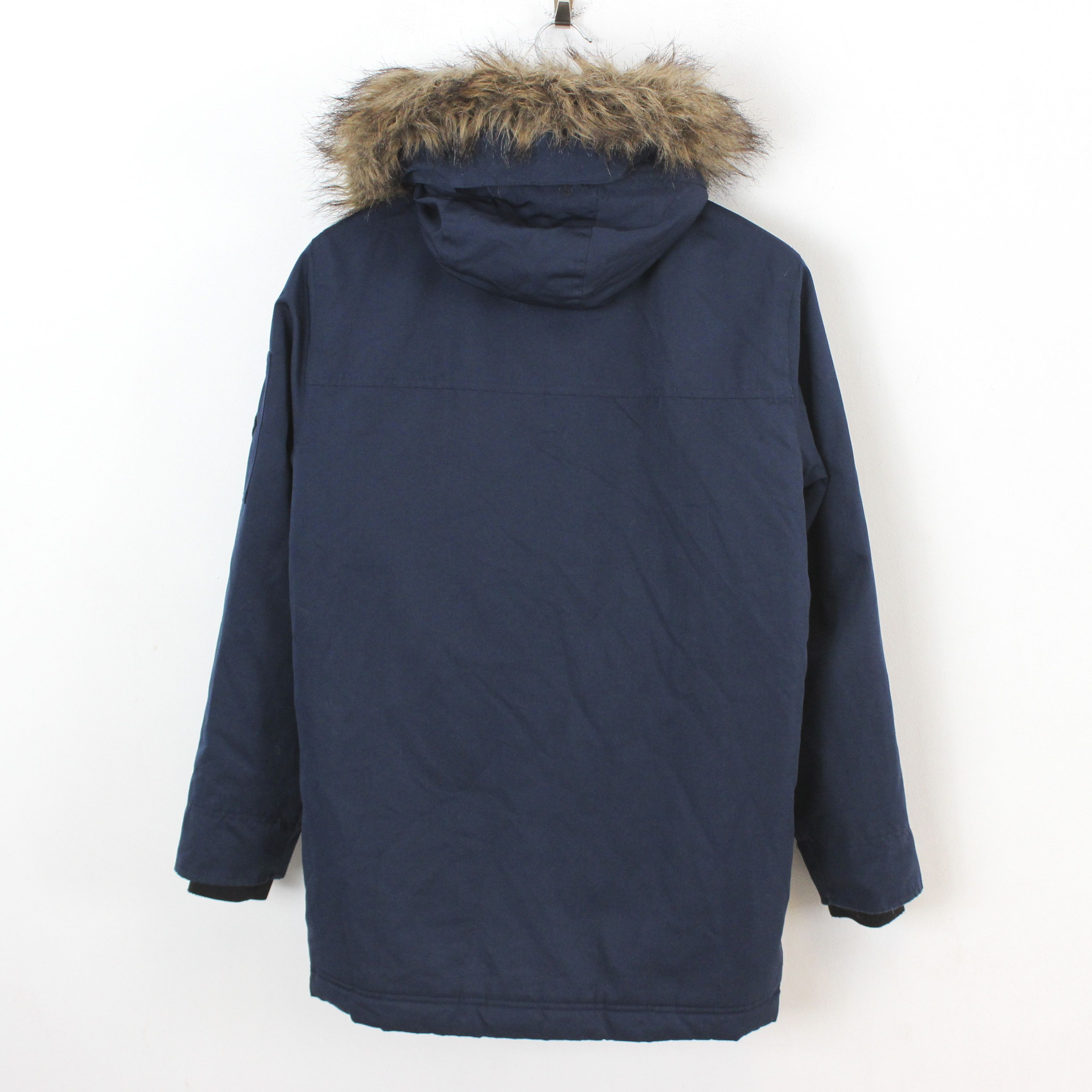 Hollister All Weather Women XS Jacket Coat Hood Parka Faux Fur Fleece Size XS / US 0-2 / IT 36-38 - 6 Thumbnail