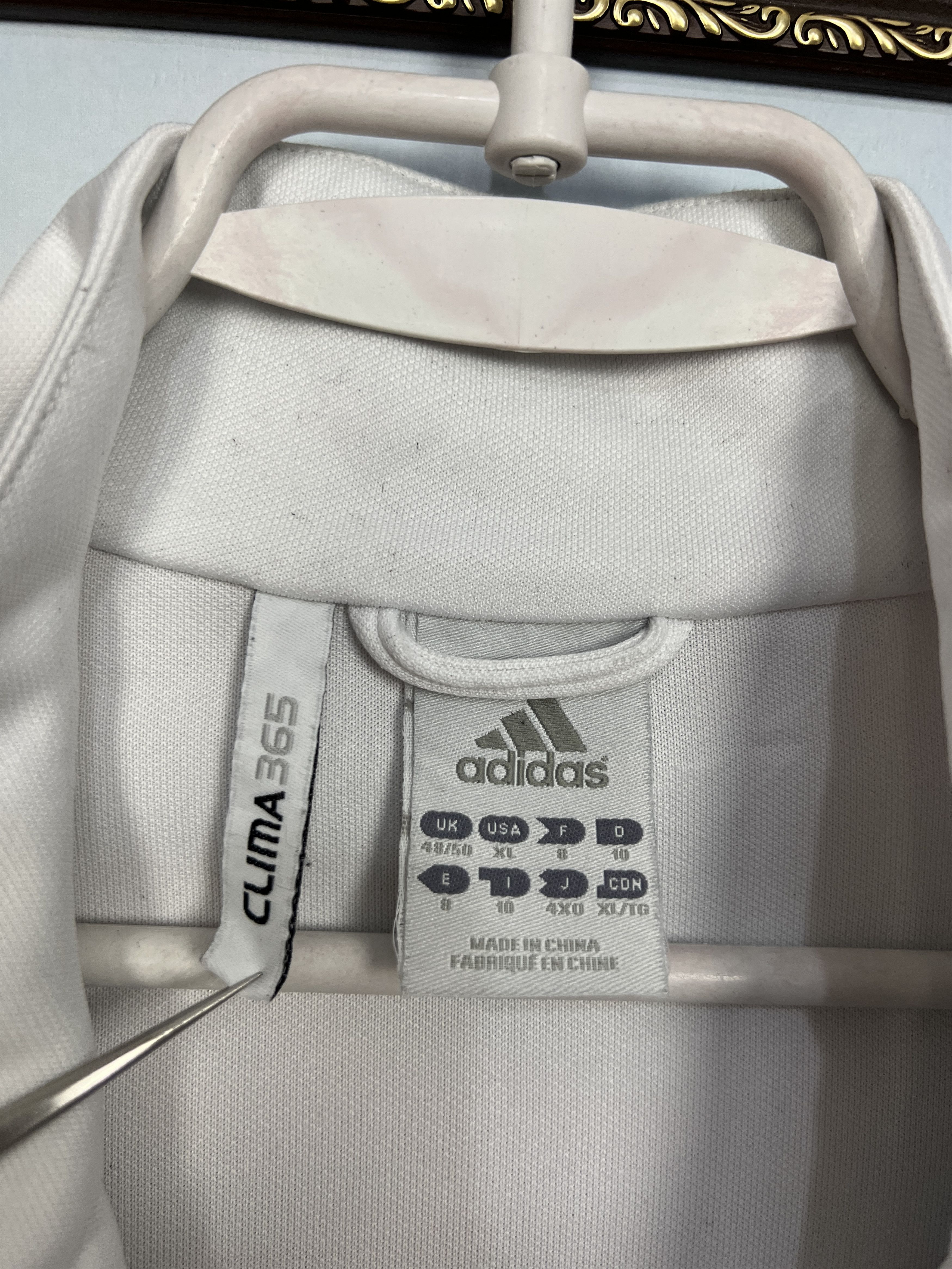 Adidas Vintage Olympique Marseille Football Jacket Soccer Track Top Size US XL / EU 56 / 4 - 8 Thumbnail