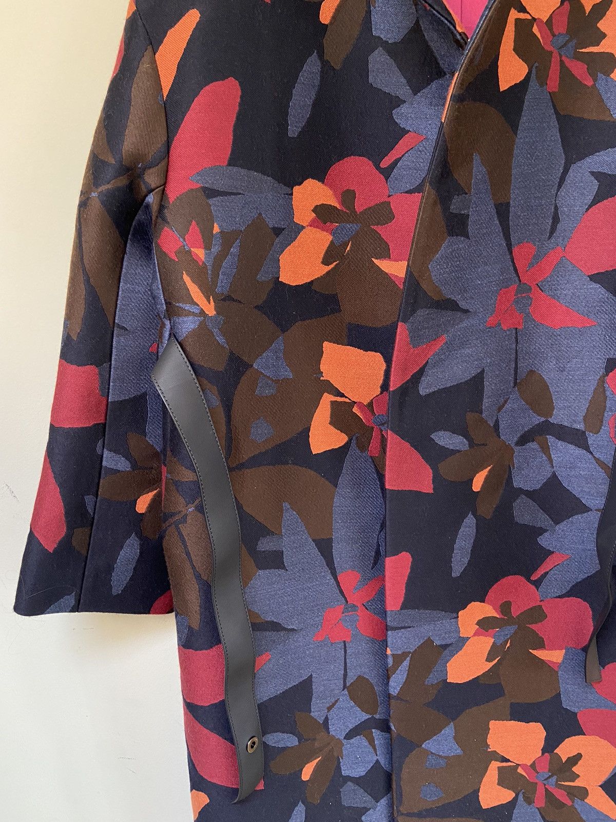 Loro Piana Loro Piana Floral print Wool Silk Coat Size S / US 4 / IT 40 - 2 Thumbnail