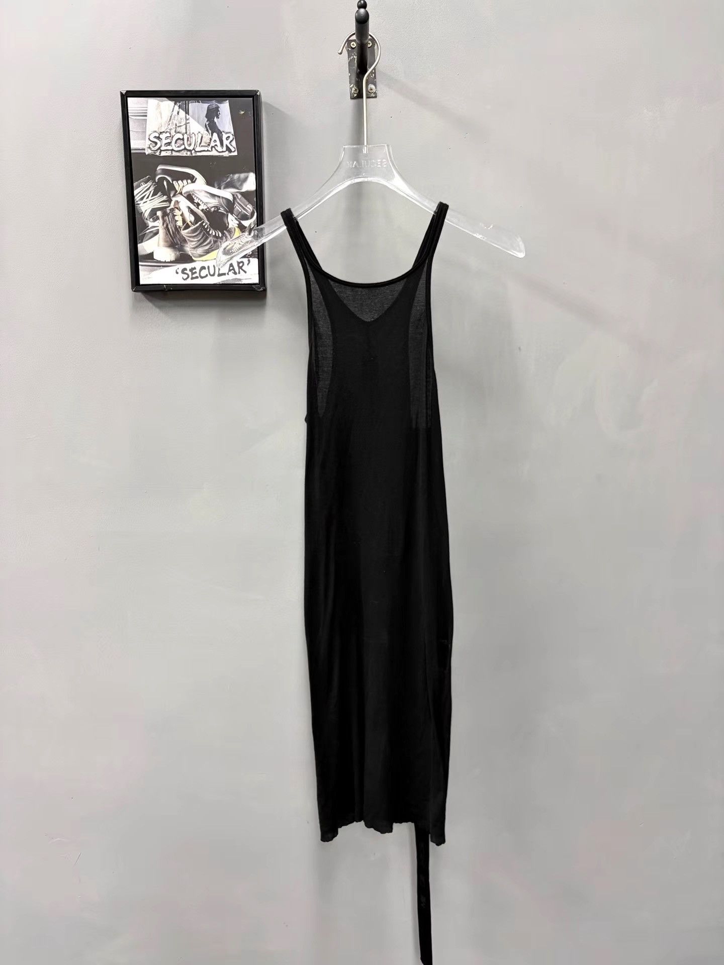 Rick Owens Rick Owens Drkshdw Camisole Dress with Ribbons K34 Size XS / US 0-2 / IT 36-38 - 3 Thumbnail