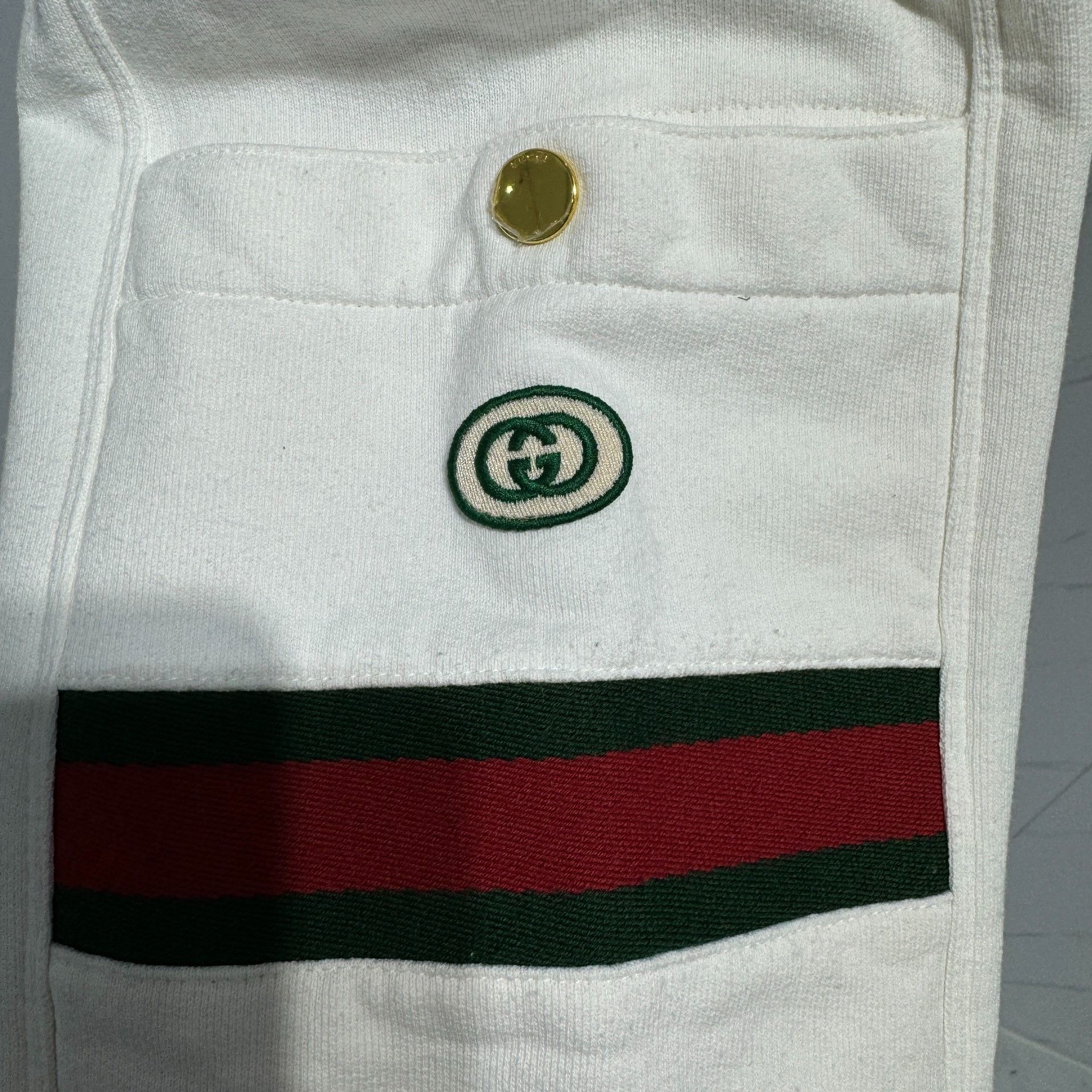 Gucci Gucci Gucci double G white logo red and green school unifor Size US 26 / EU 42 - 4 Thumbnail
