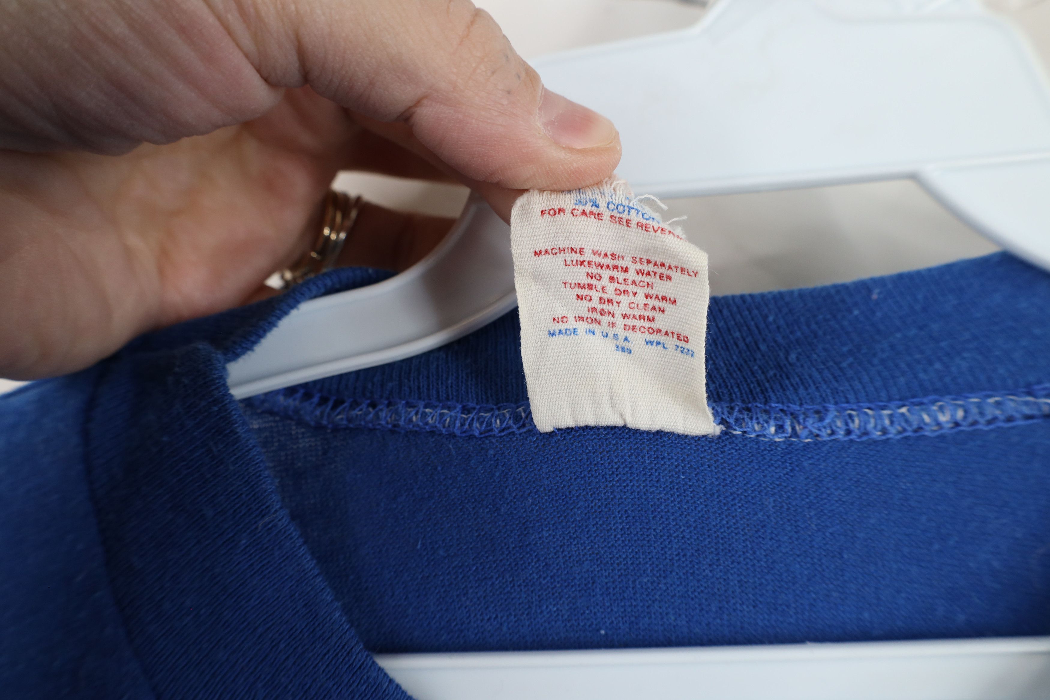 Vintage Vintage 60s 70s Streetwear Highwater Movie T-Shirt Blue USA Size US M / EU 48-50 / 2 - 8 Thumbnail