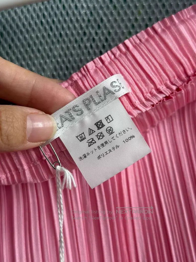 Issey Miyake Issey Miyake Pink Straight-Leg Pants Size 25" / US 0 / IT 36 - 3 Thumbnail