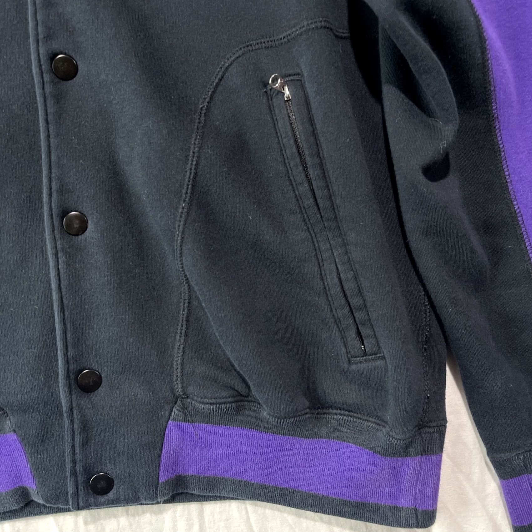 Jordan Brand Air Jordan Jacket Mens Small Black Purple Varsity Hoodie 2.0 Joker Elephant Nike Size US S / EU 44-46 / 1 - 5 Thumbnail