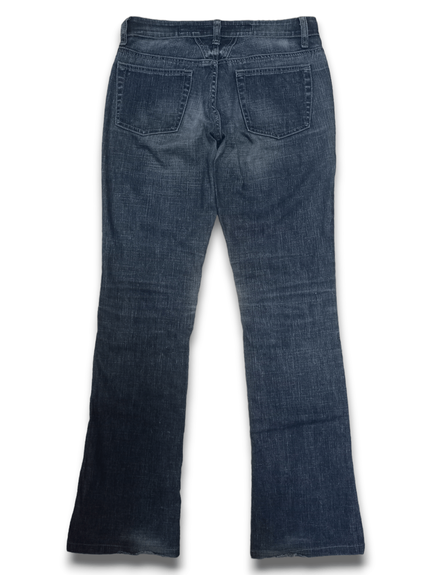 Designer × Marithe + Francois Girbaud Vintage MFG Blue Wash Classic Style Flare Jeans Size US 28 / EU 44 - 2 Thumbnail