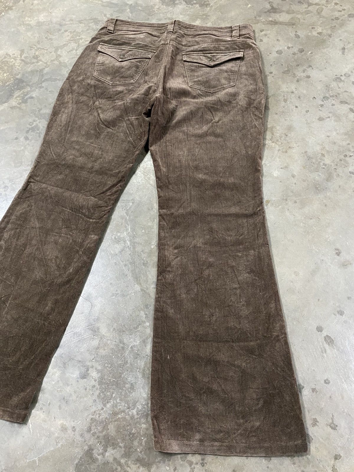 Hysteric Glamour × If Six Was Nine × Le Grande Bleu (L.G.B.) Flare Jeans Newton Circus Chocolate Corduroy @251 Size US 34 / EU 50 - 9 Thumbnail