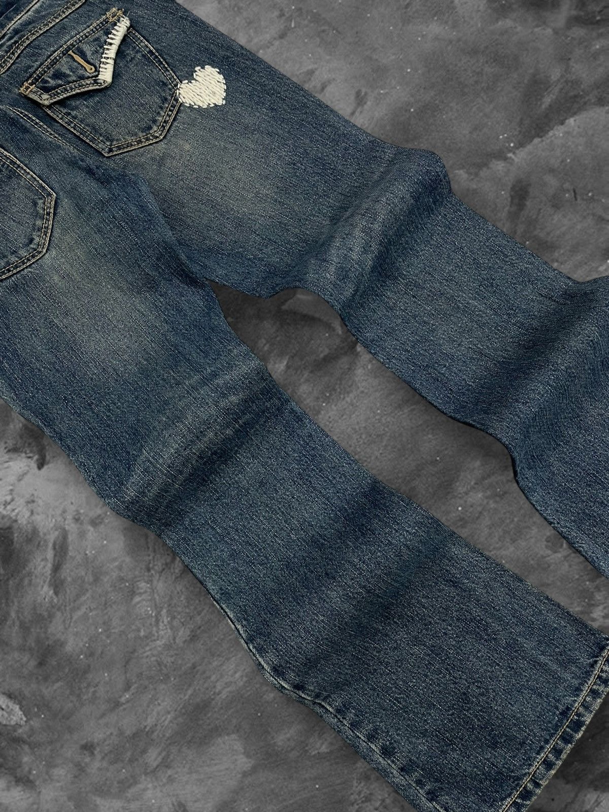 semanticdesign Vintage Rare 90s Japan Designer Semantic Design Flared Denim Size US 30 / EU 46 - 14 Thumbnail