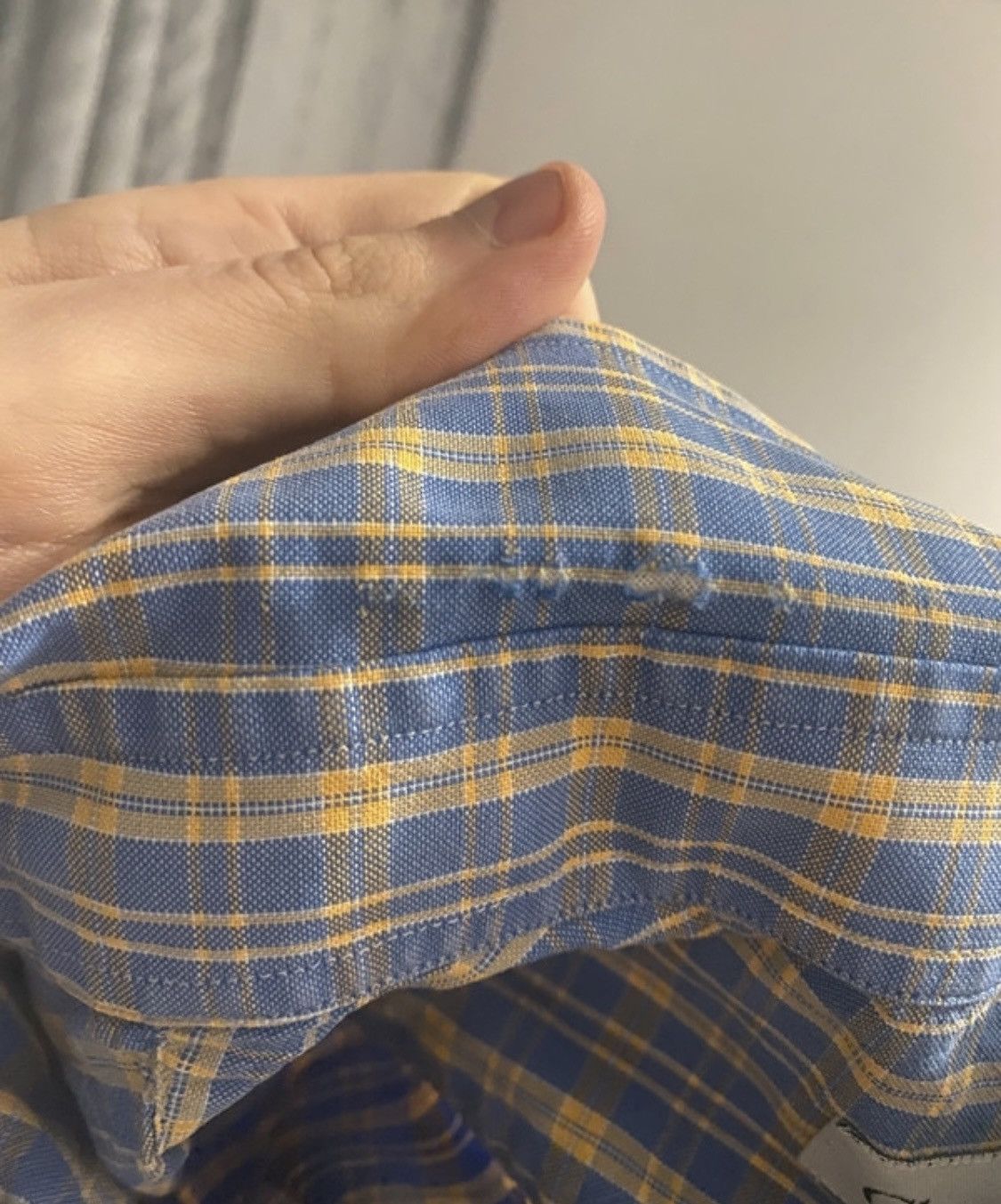 Christian Dior Monsieur Tartan Luxury Dior Small logo shirt button up Size US XL / EU 56 / 4 - 5 Thumbnail
