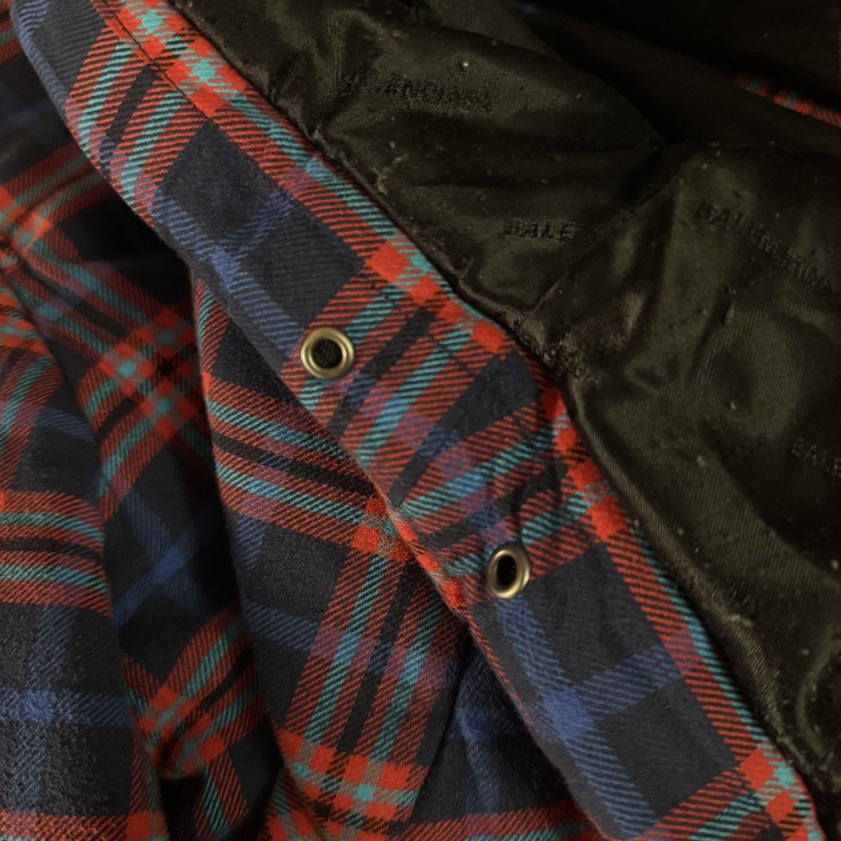 Balenciaga Balenciaga FW19 Padded Flannel Cocoon Jacket Size US L / EU 52-54 / 3 - 6 Thumbnail