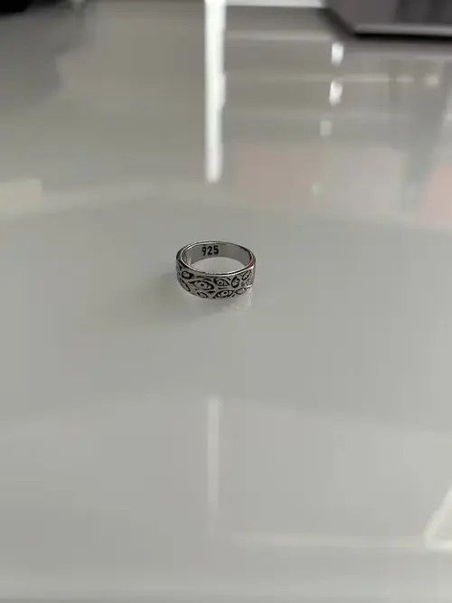 Japanese Brand Y2K Sterling Silver Eye Ring Size ONE SIZE - 3 Thumbnail