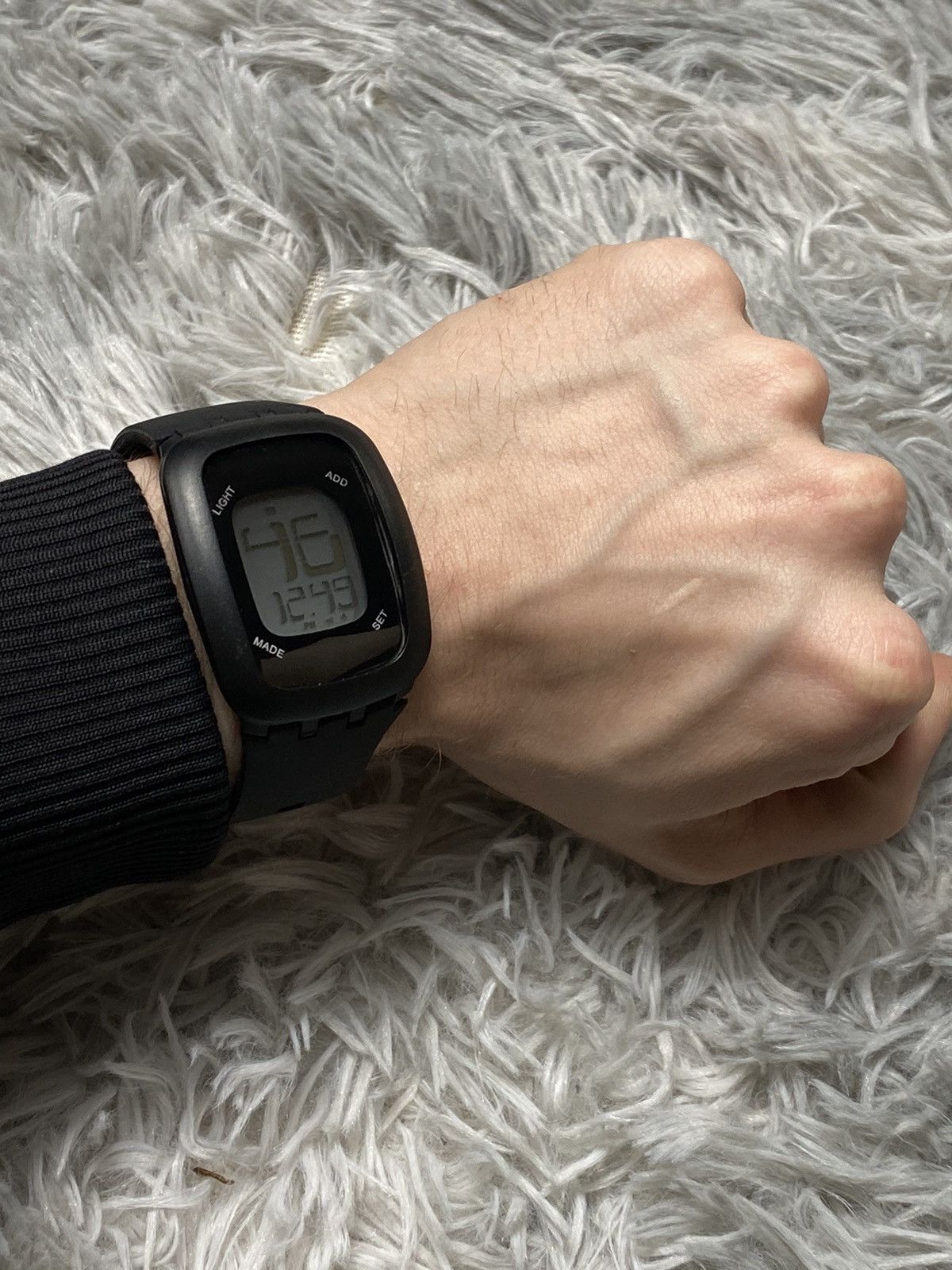 Jewelry × Vintage Digital Elegance Black Watch - Japanese Brand Size ONE SIZE - 6 Thumbnail
