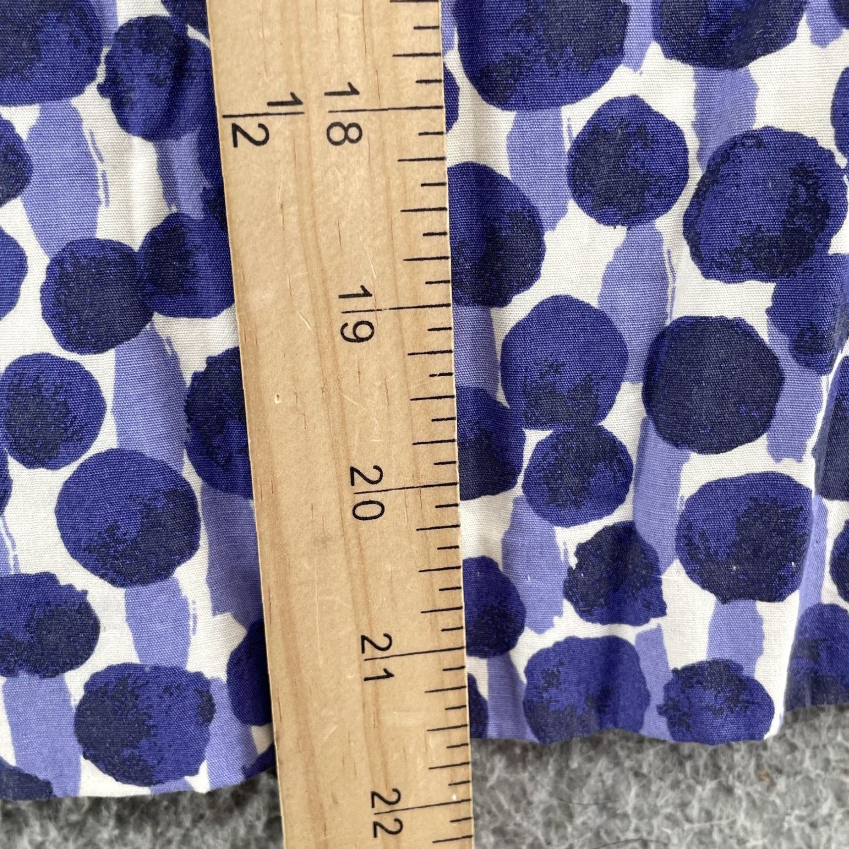 Boden Boden Midi Skirt Women 6 Purple Polka Dot Maximalist Art Whimsical Y2k 90s Retro Size 28" / US 6 / IT 42 - 3 Thumbnail