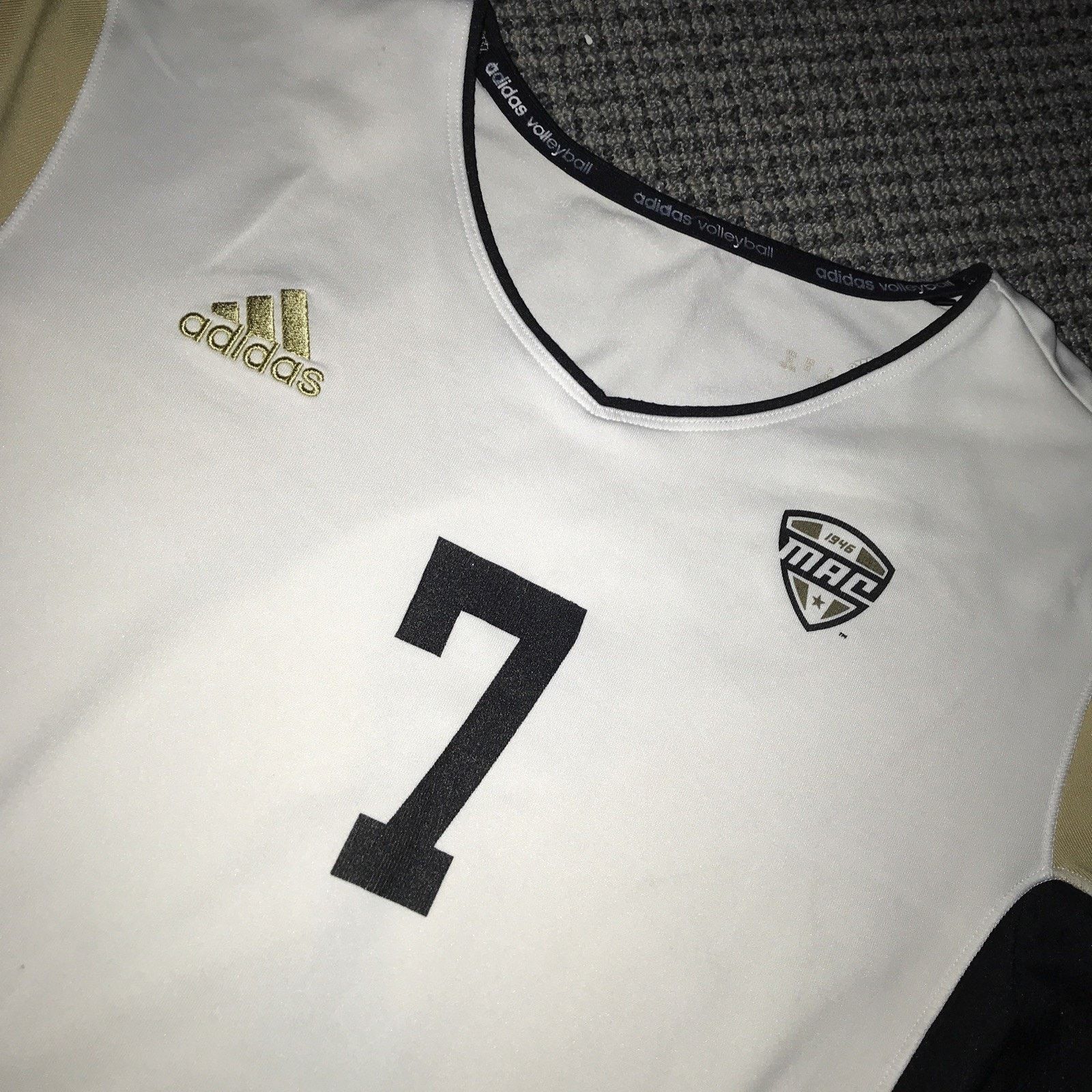 Adidas adidas W Michigan Broncos Womens Volleyball Jersey #7 Medium Size M / US 6-8 / IT 42-44 - 4 Thumbnail