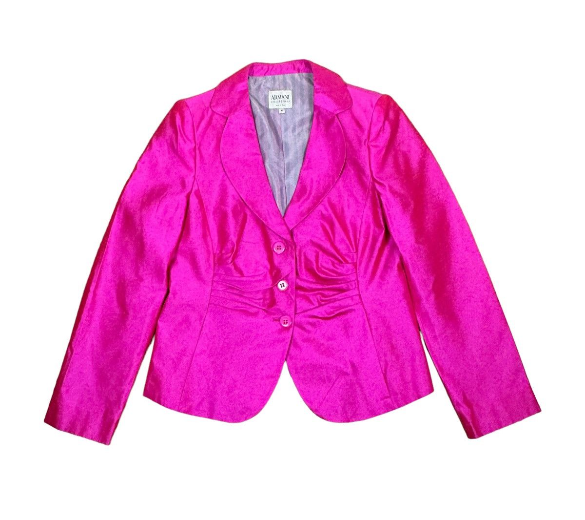 Armani Collezioni Armani Collezioni Silk Pink Blazer size IT46 Size L / US 10 / IT 46 - 12 Thumbnail