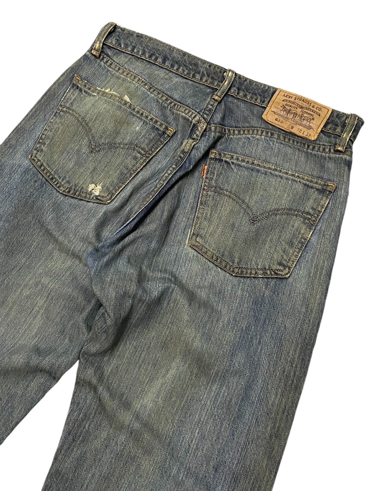 Levi's × Vintage Vintage Levis 612 Orange Tab Distressed Loose Jeans Size US 31 - 10 Thumbnail