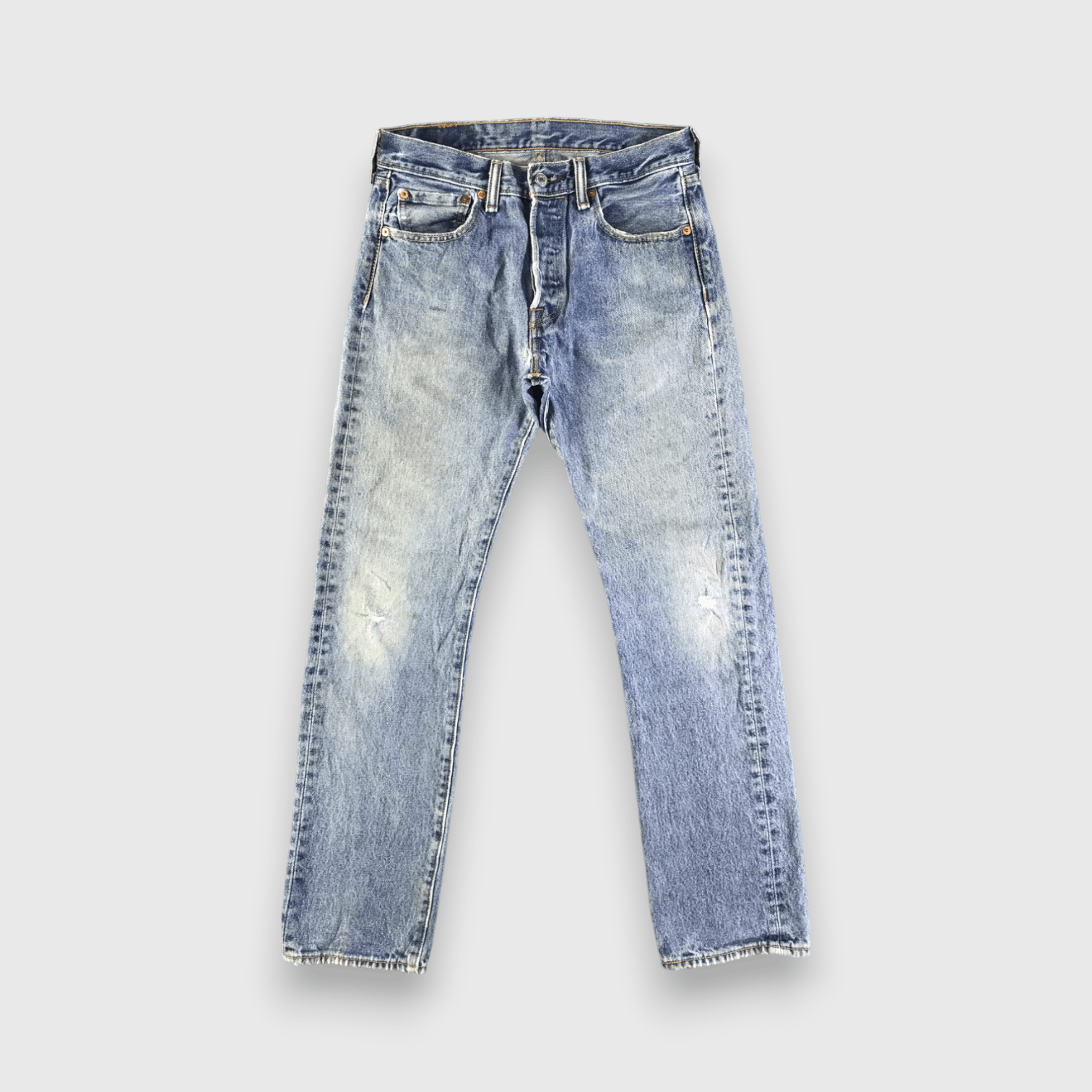 Levi's Vintage Blue Wash Levis 501 Jeans-J4512 Size US 29 - 1 Thumbnail