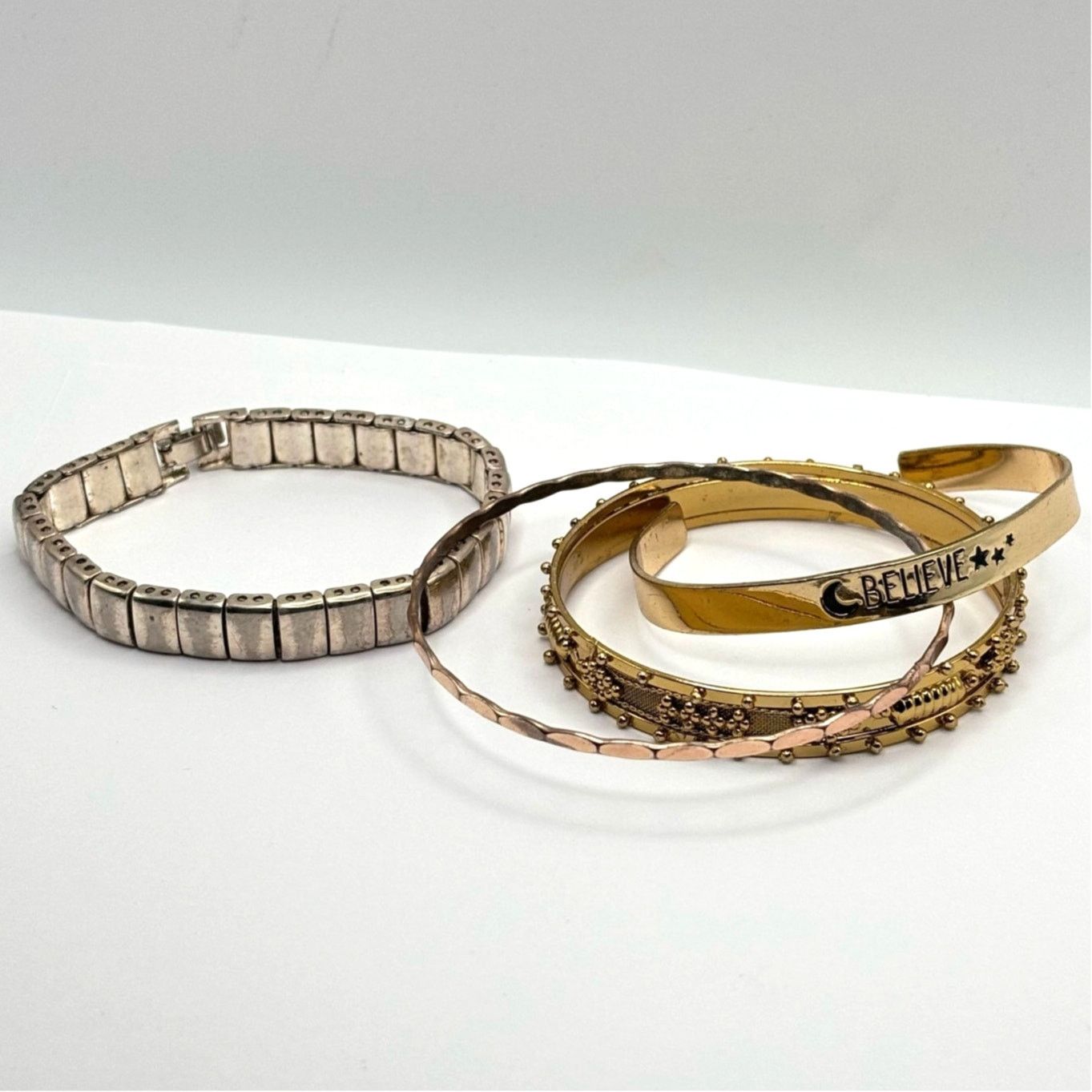 Other 90s Gold Bracelet Bundle Size ONE SIZE - 3 Thumbnail