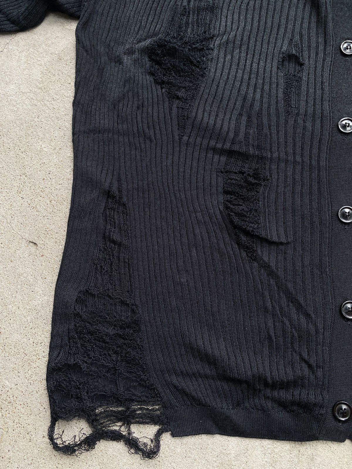 Maison Margiela MAISON MARTIN MARGIELA MM6 DISTRESSED CARDIGAN Size S / US 4 / IT 40 - 10 Thumbnail