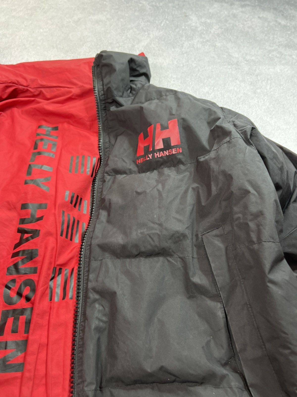 Le Grande Bleu (L.G.B.) 🔥VTG LGB STYLE HELLY HANSEN PUFFER DOWN JACKET REVERSIBLE🔥 Size US S / EU 44-46 / 1 - 8 Thumbnail