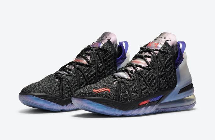 Nike Nike Lebron XVIII 18 Kylian Mbappe Black/Bright Crimson Size US 7 / EU 40 - 1 Thumbnail