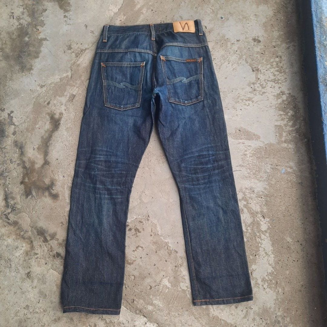 Designer × Nudie Jeans Nudie Selvedge Thin Finn Denim Size US 30 / EU 46 - 3 Thumbnail