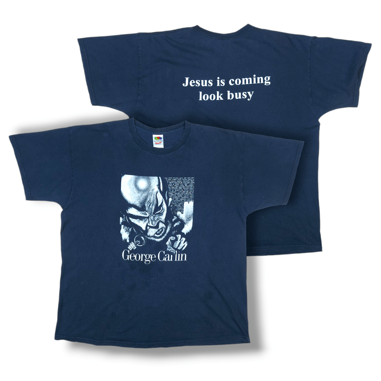 Other × Vintage Vintage 2004 George Carlin Simon Says Go Fuck Yourself TEE Size US XL / EU 56 / 4 - 1 Thumbnail