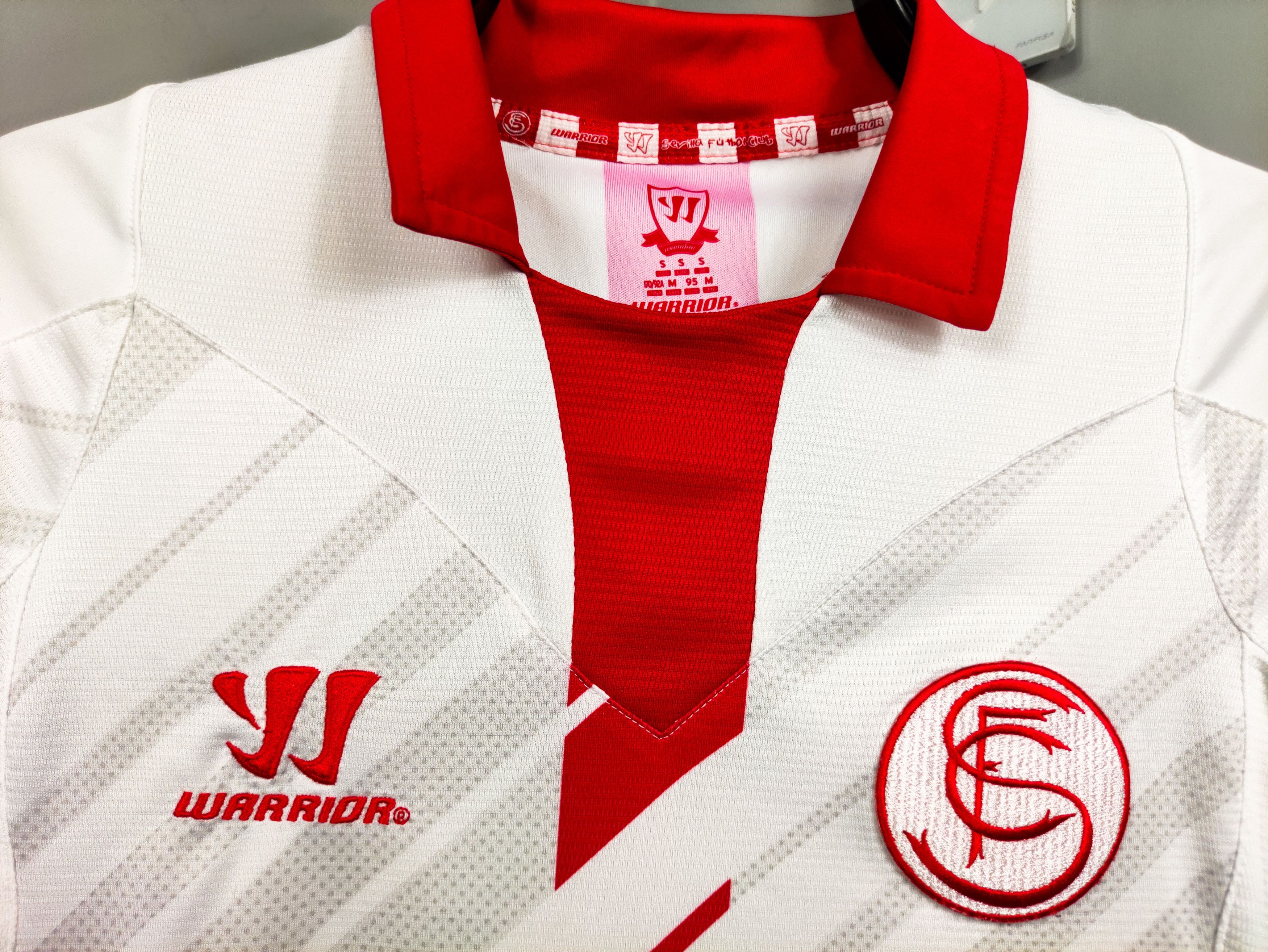 New Balance Sevilla FC 2013 2014 Warrior Home Shirt Kit Jersey La Liga Size US S / EU 44-46 / 1 - 7 Thumbnail