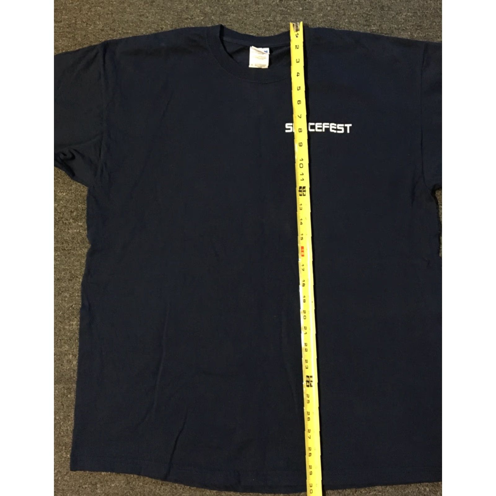 Gildan VINTAGE San Diego Space Fest Shirt XL NASA Astronaut Shuttle Planets Moon 90s USA Shirt Mens Blue 100% Cotton Gildan Graphic Tee Size US XL / EU 56 / 4 - 7 Thumbnail