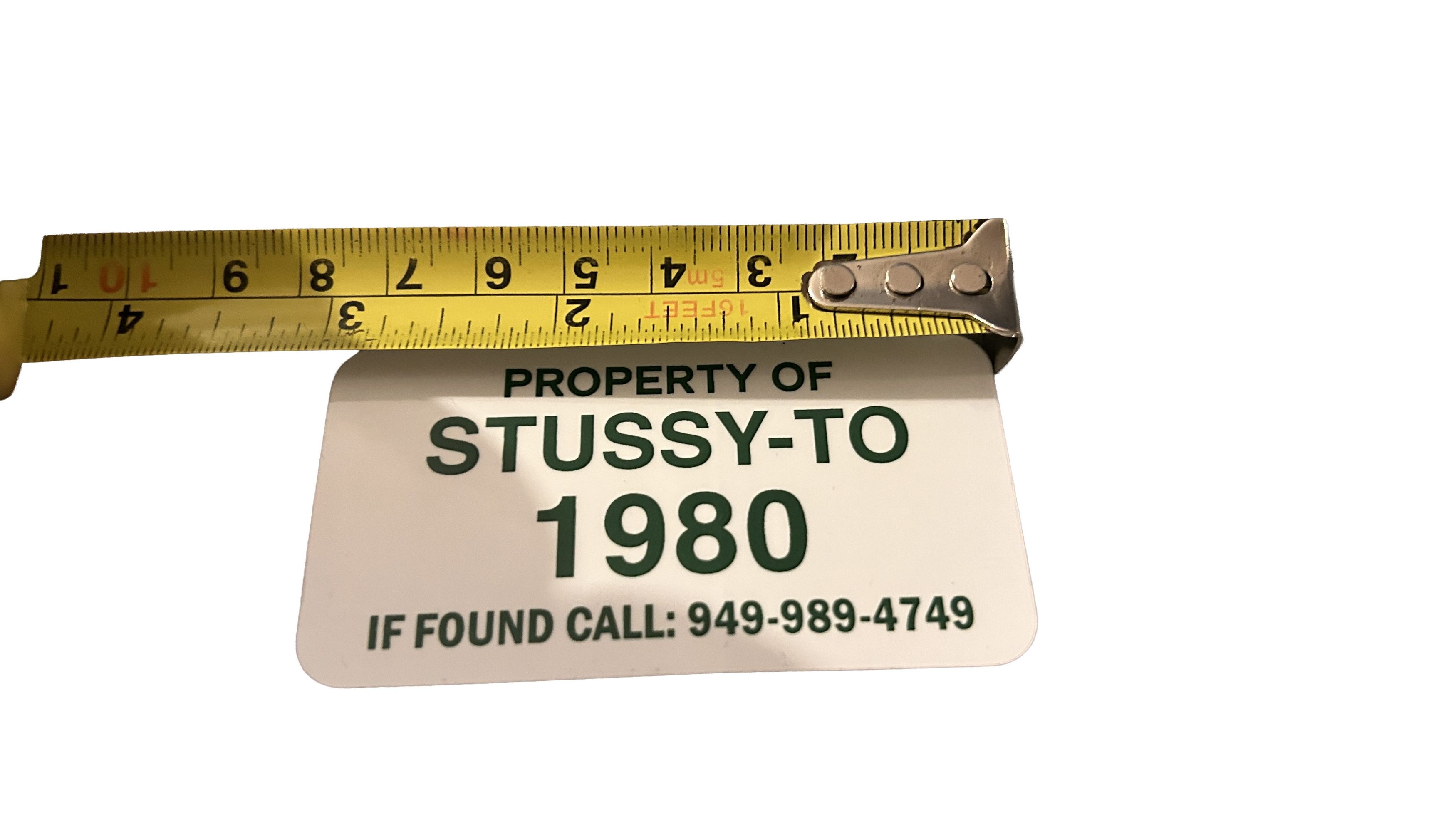 Stussy stussy property of TO 1980 sticker Size ONE SIZE - 3 Thumbnail